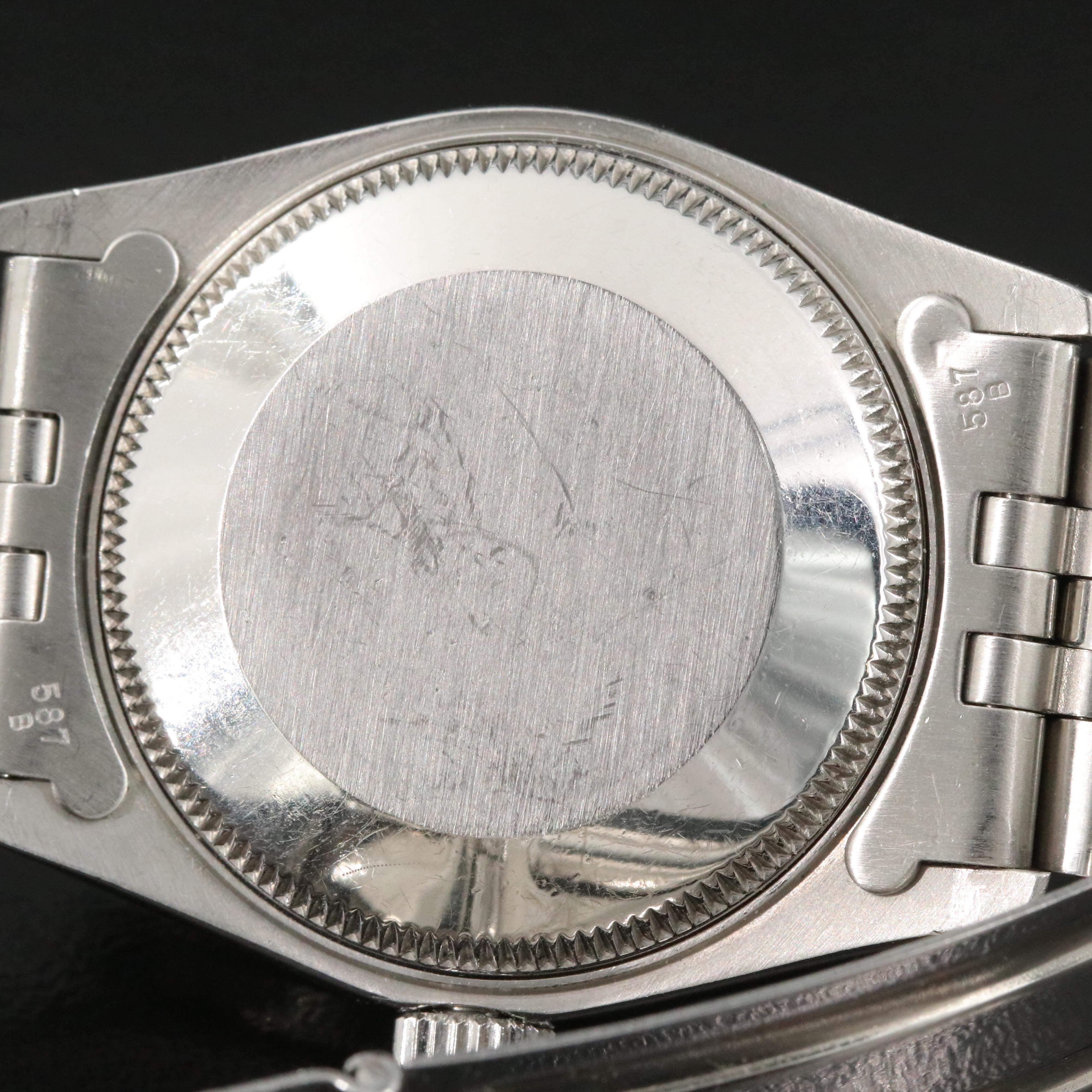 1985 Rolex Custom Pink Diamond Dial and Bezel Datejust Watch