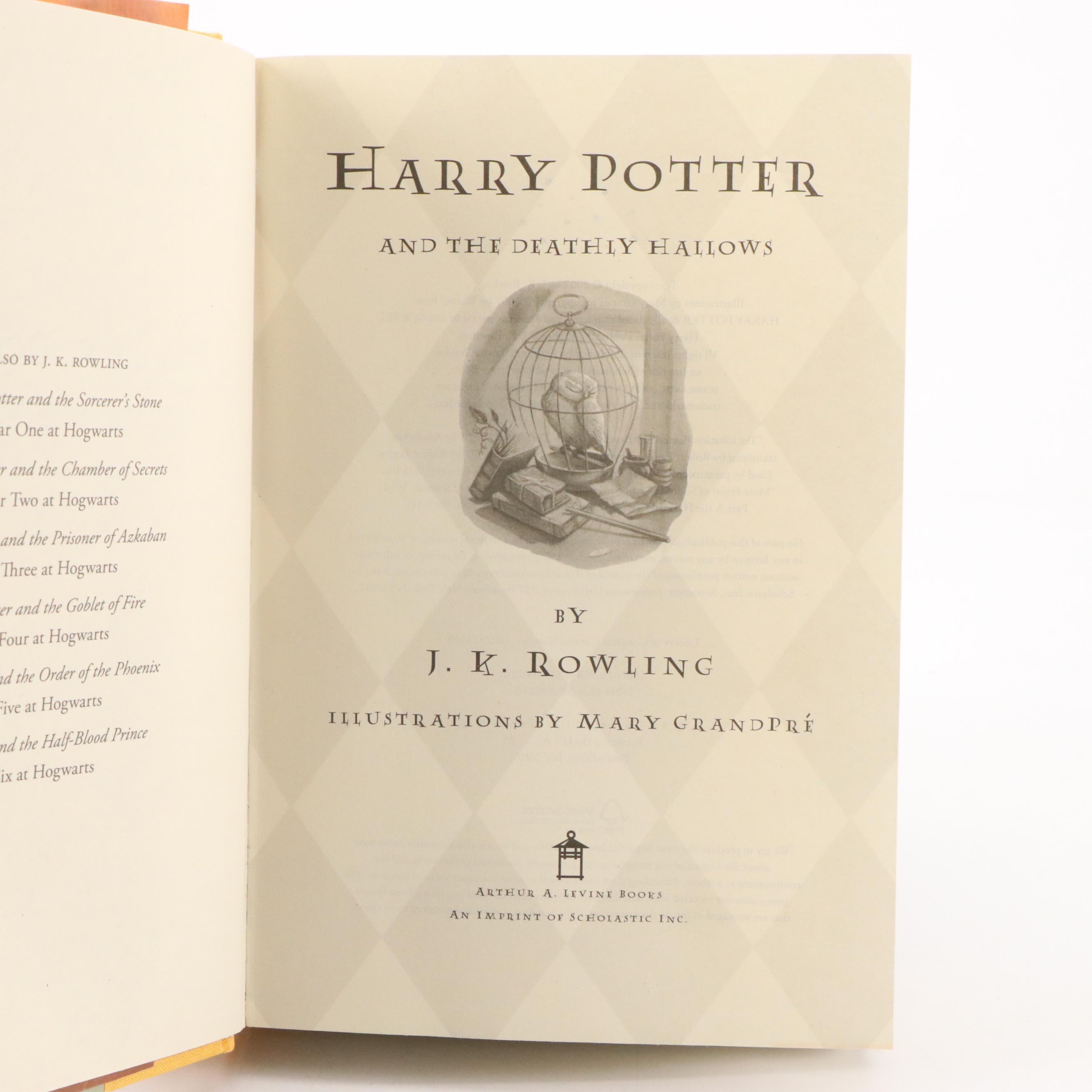 First American Edition "Harry Potter" Complete Series by J. K. Rowling