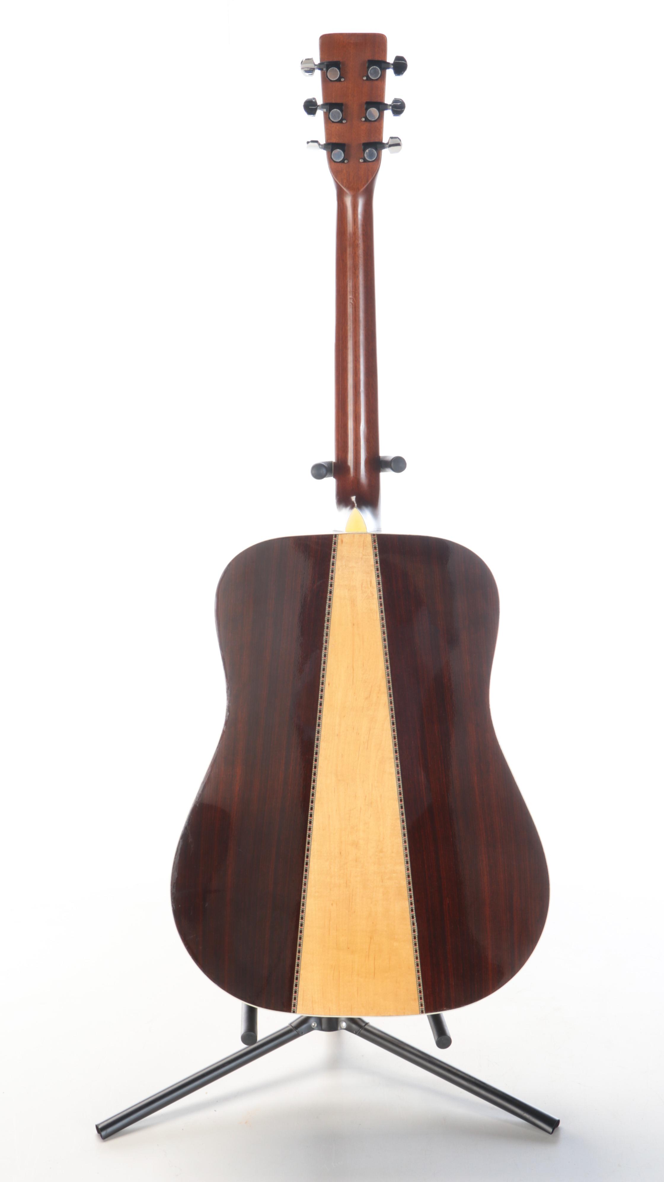 Japanese Angelica Spruce Top, Rosewood & Abalone Inlay Acoustic Guitar