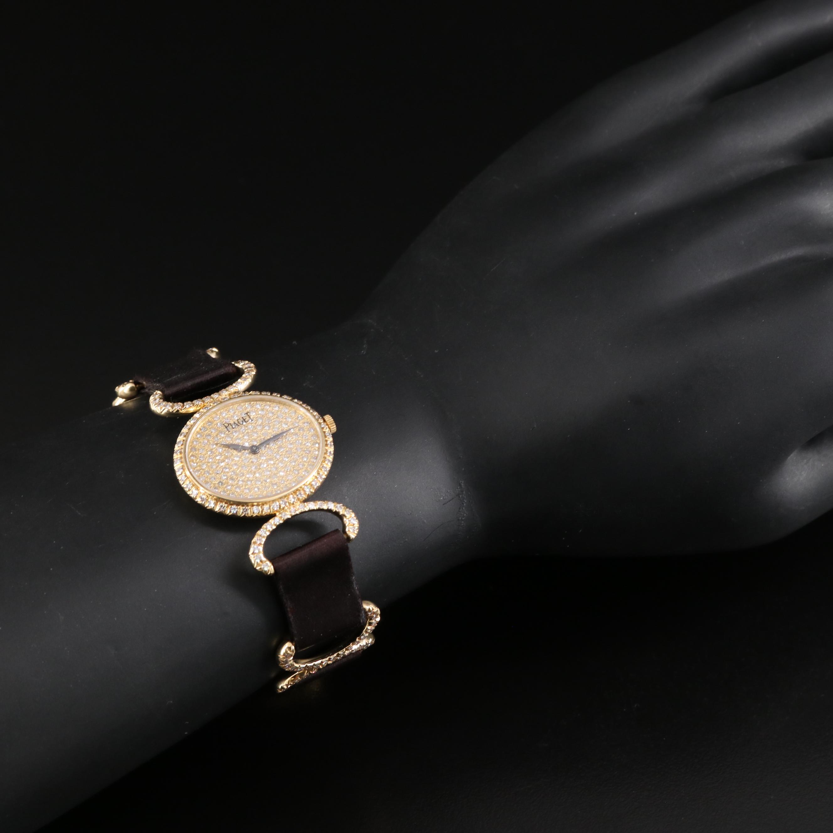 18K Piaget Classique Diamond Watch