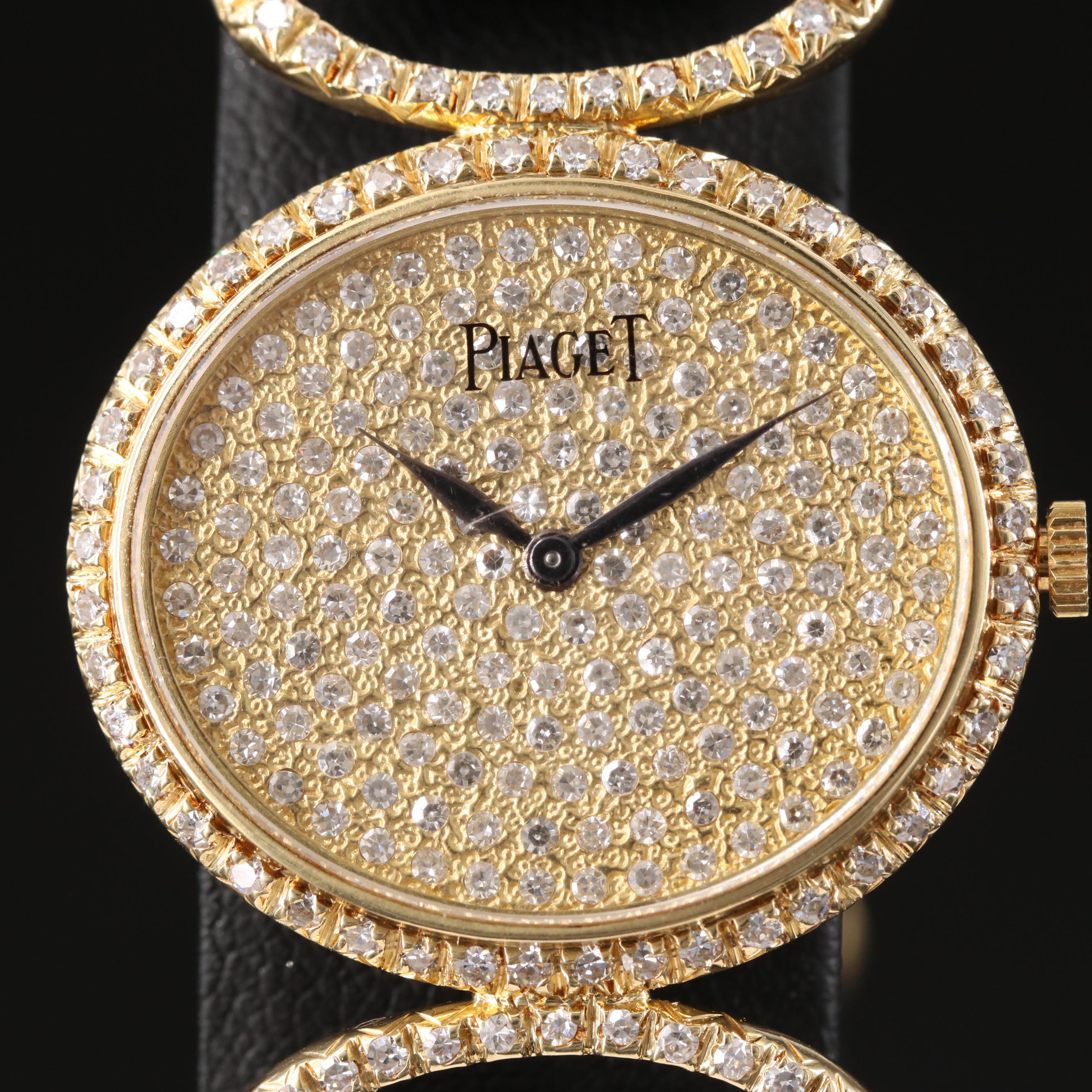 18K Piaget Classique Diamond Watch