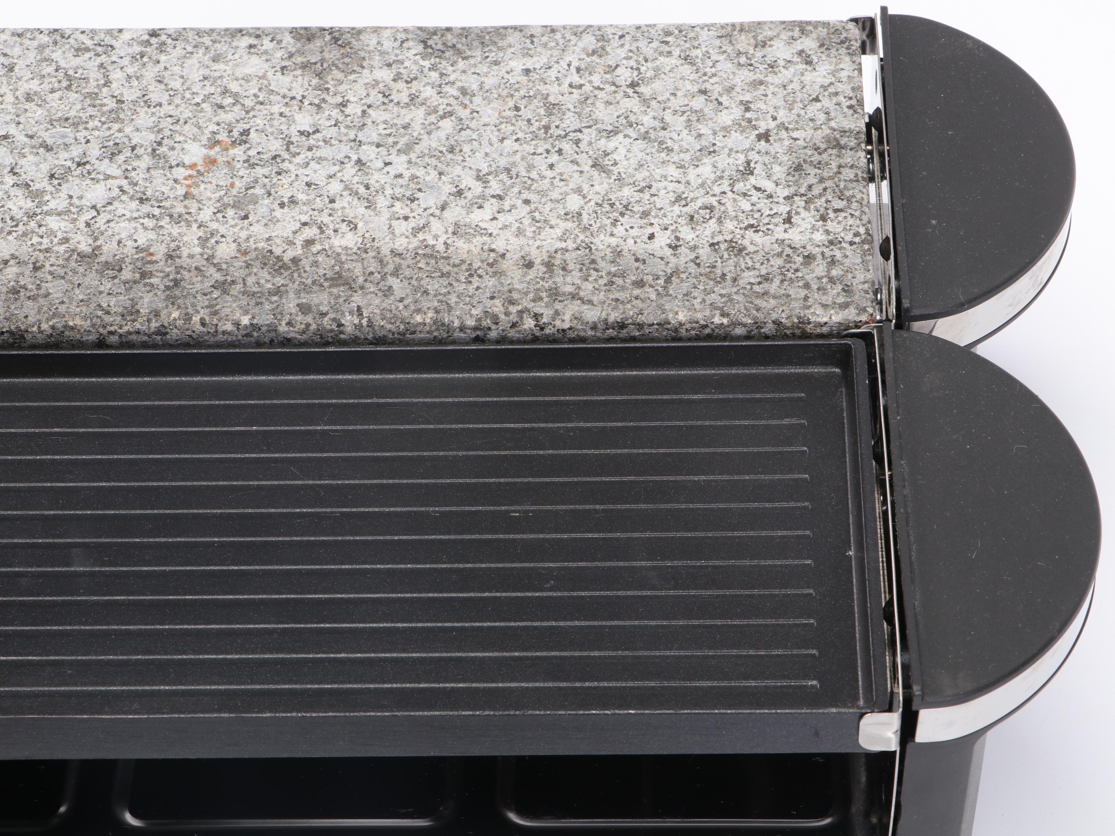 Artestia Electric Raclette Grill with Stone and Nonstick Surfaces