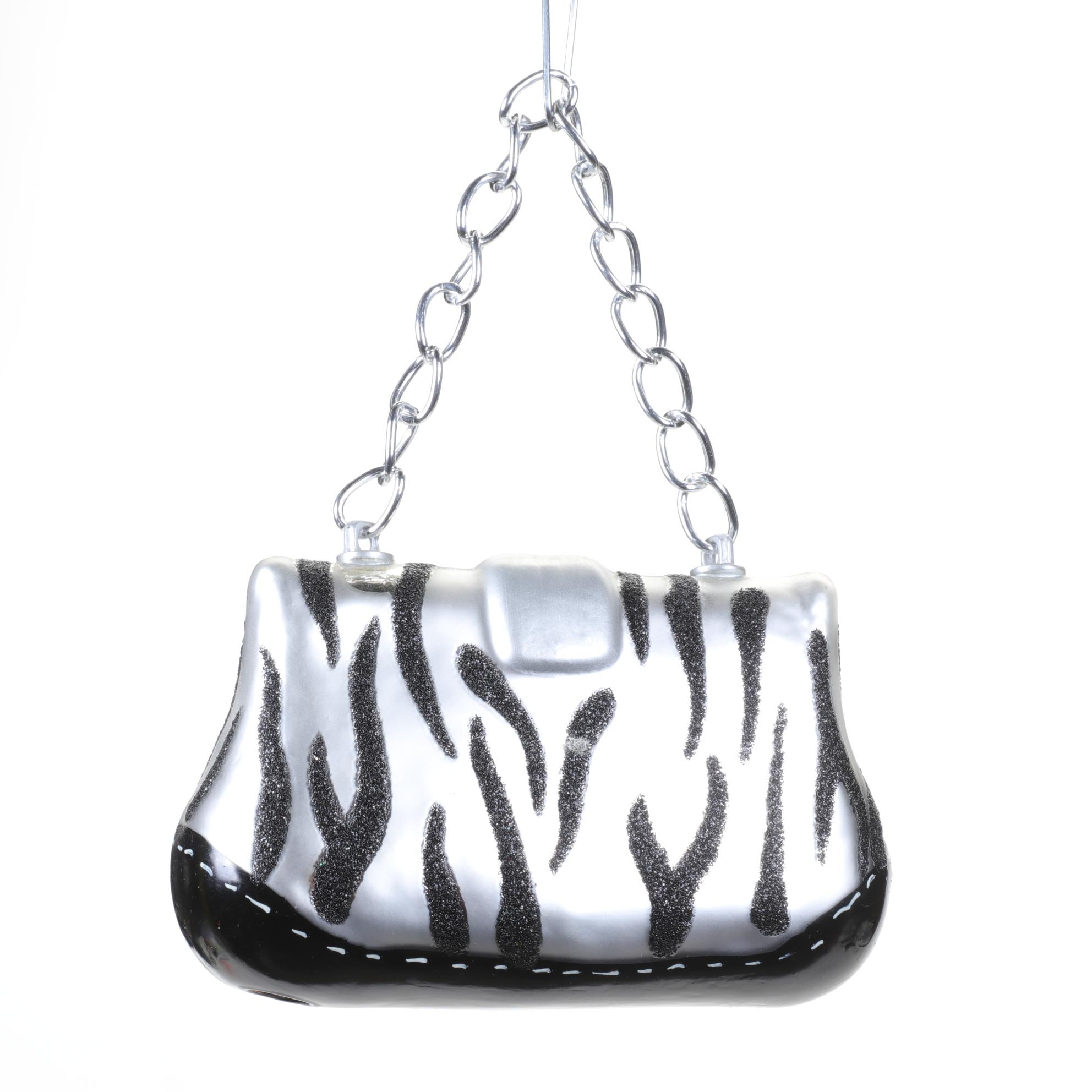 Saks Fifth Avenue Santa and Other Glass Ornaments