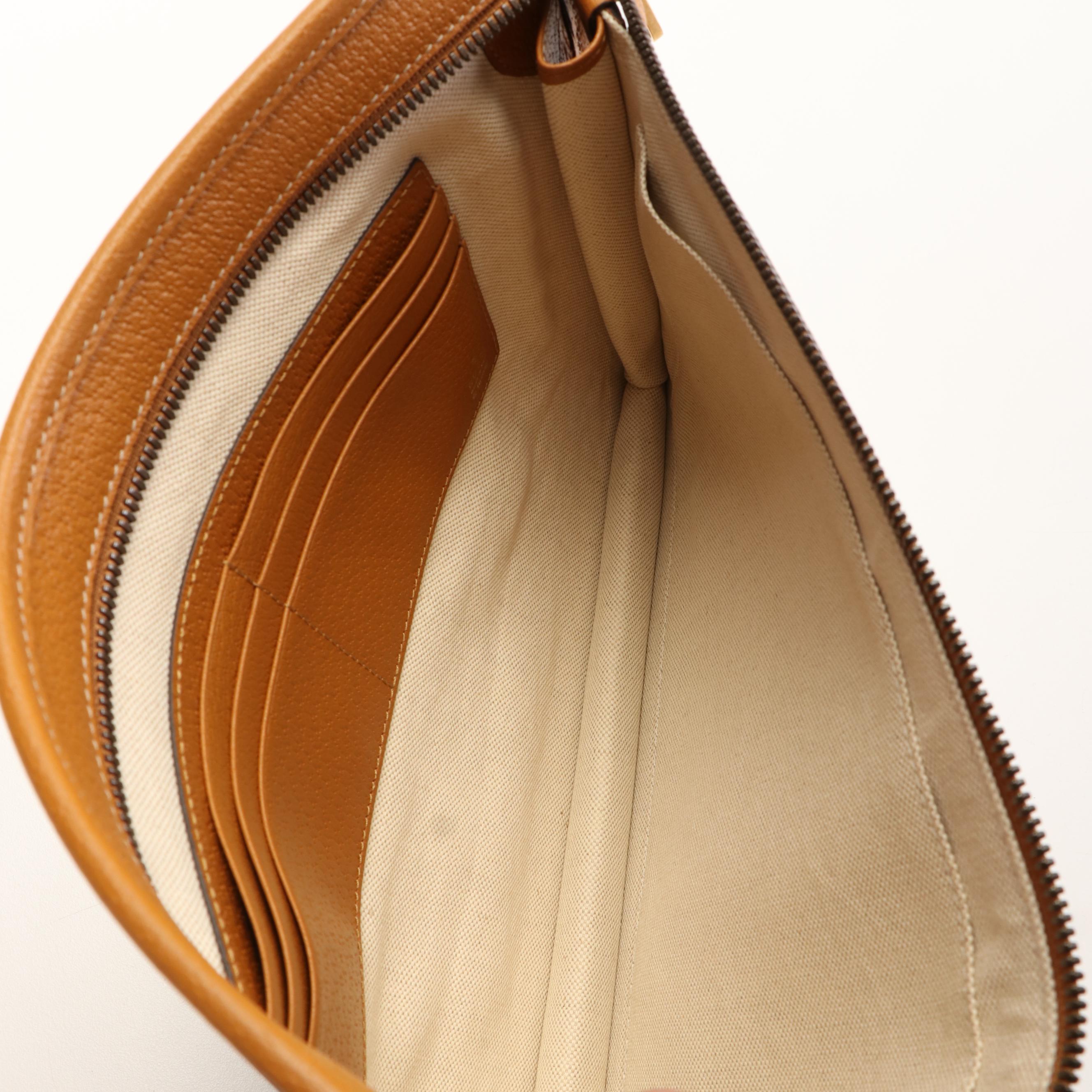 Gucci X Disney Mickey Mouse Micro GG Supreme Canvas and Leather Clutch