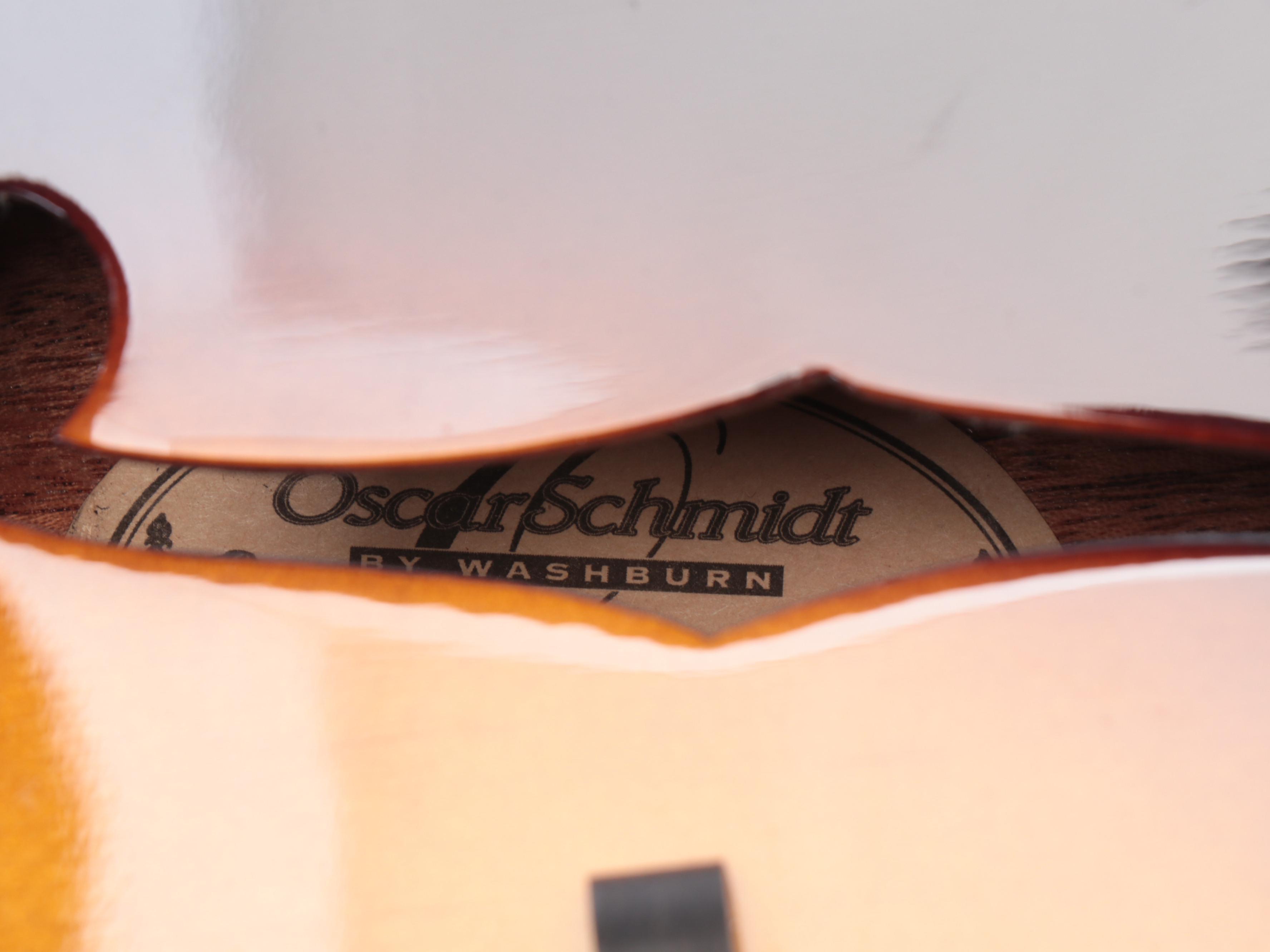 Oscar Schmidt by Washburn Model-A Bluegrass Style Sunburst 8-String Mandolin