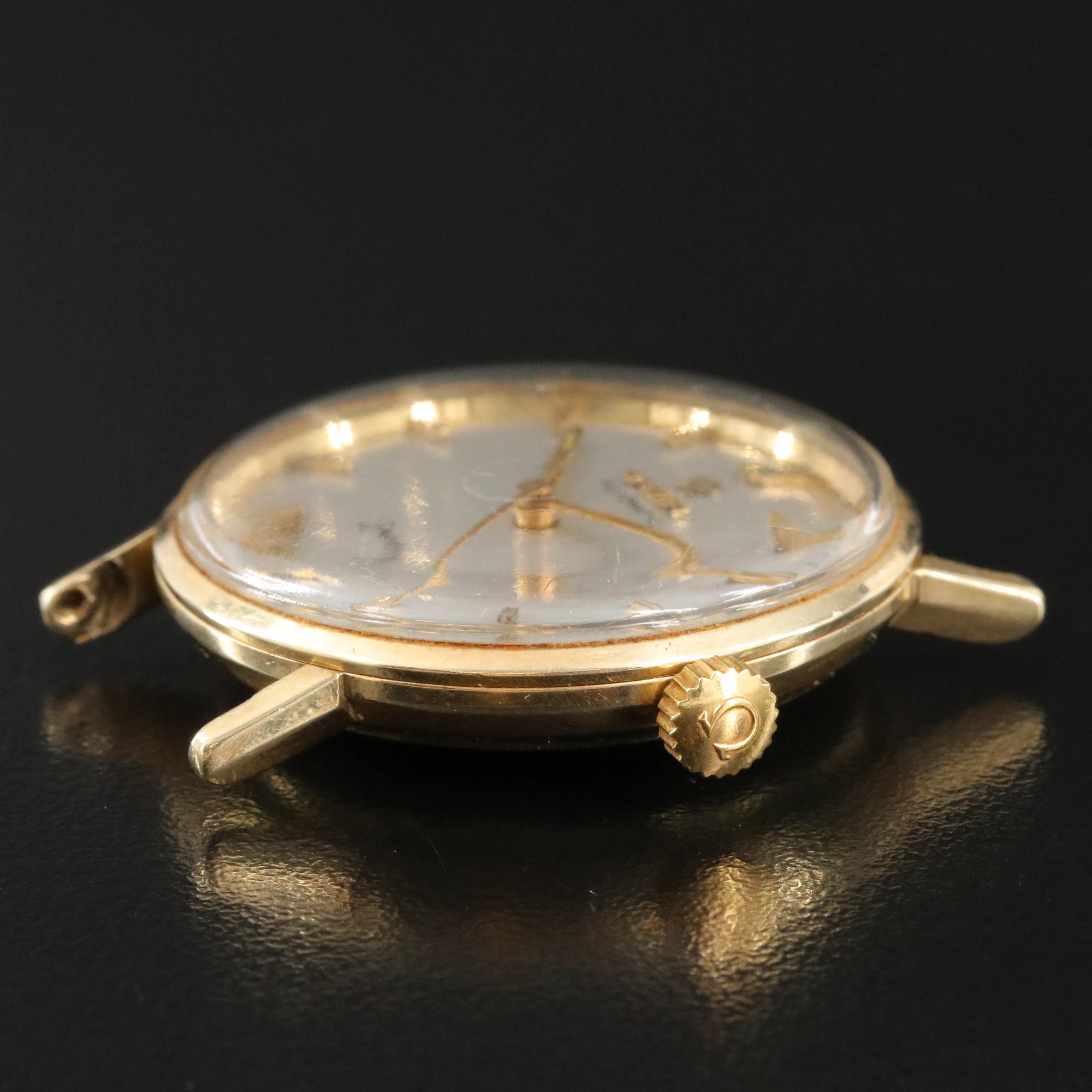 14K Omega 1961 Seamaster DeVille Watch