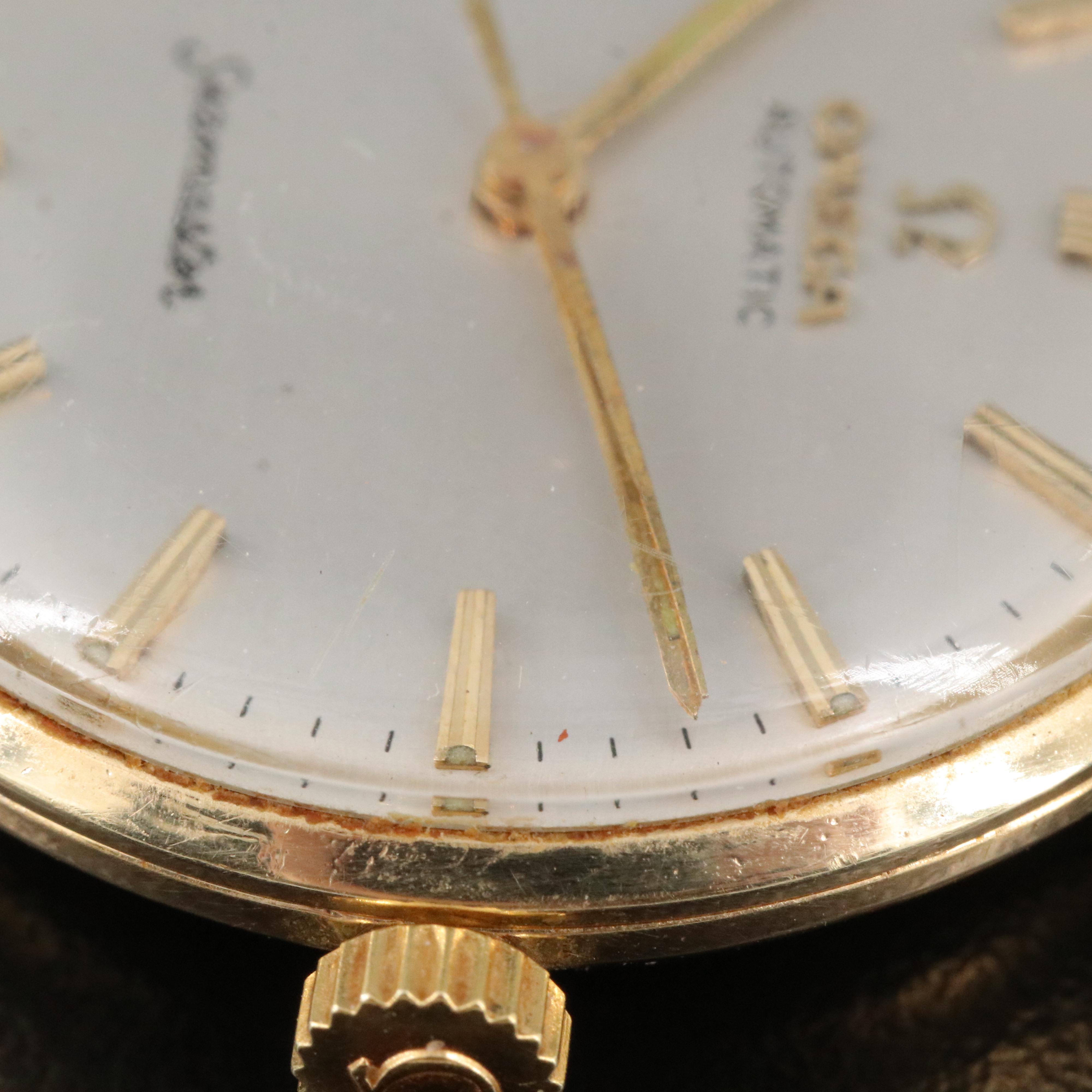 14K Omega 1961 Seamaster DeVille Watch