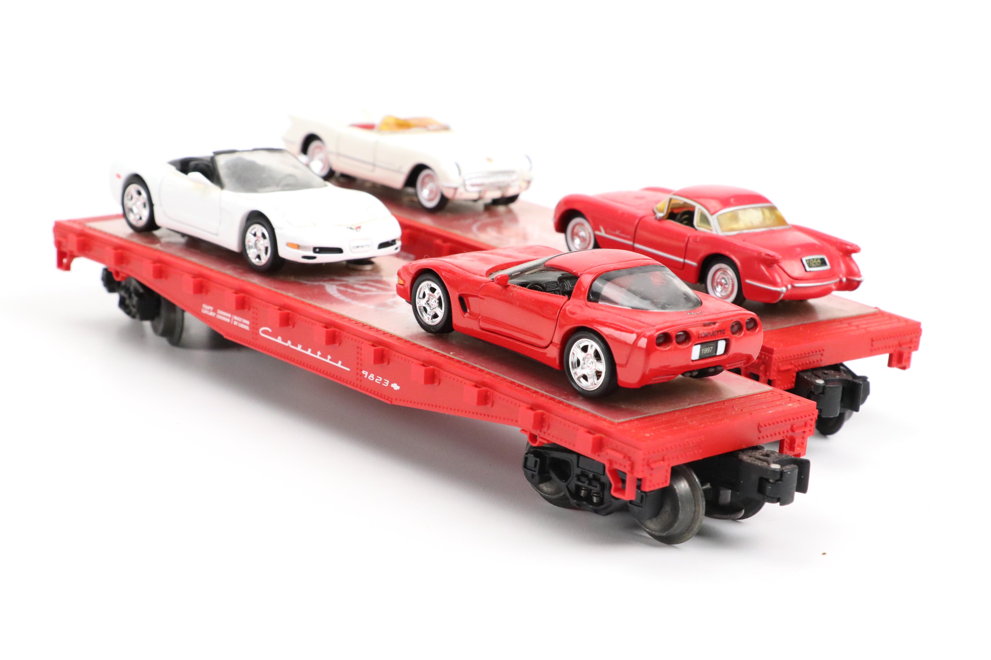 Lionel Corvette GP-7 Train Set and National Corvette Museum Train Car, 1999