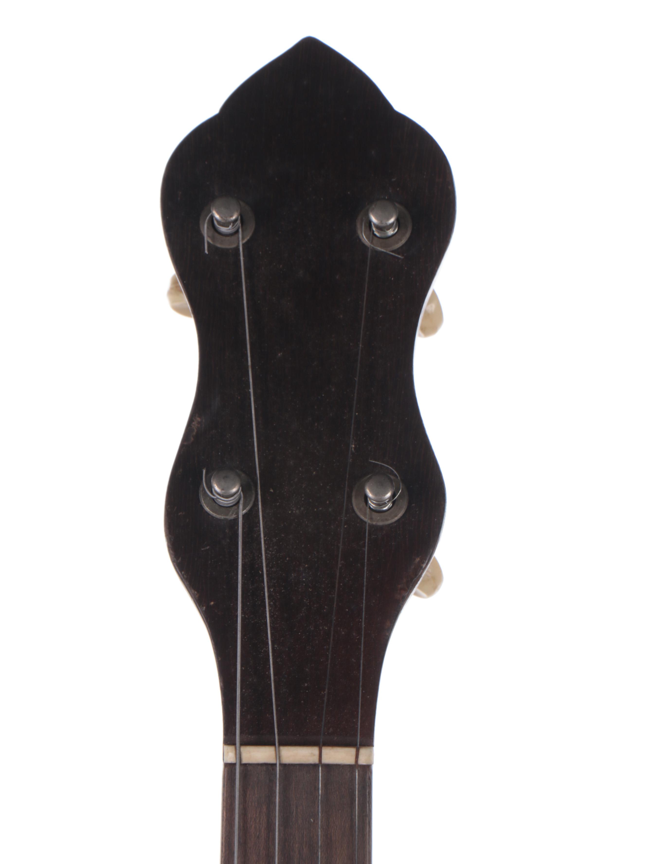 Four String Banjo with Hard Shell Case