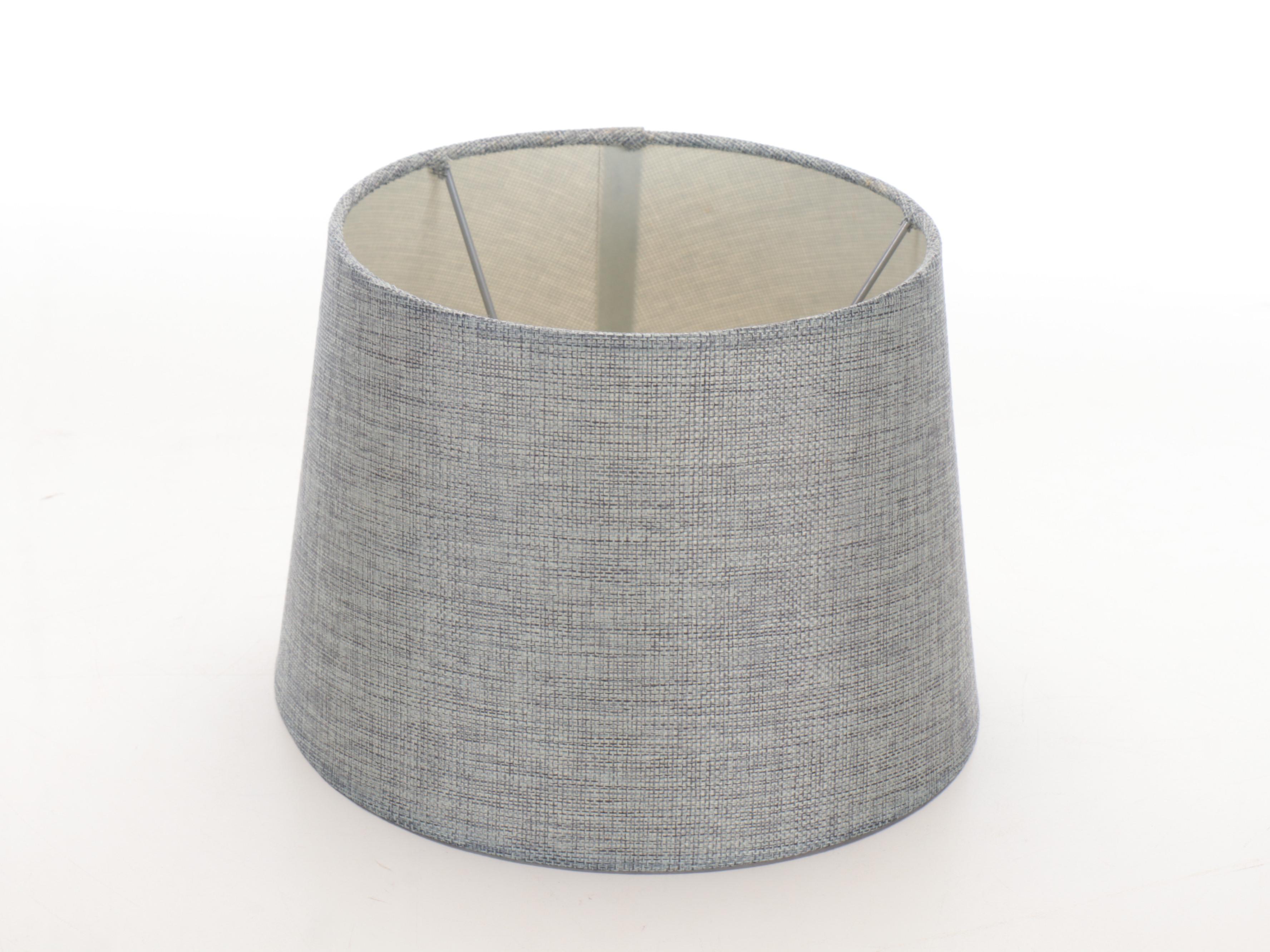 Mid Century Modern Walnut and Ceramic Table Lamp, Mid-20th Century