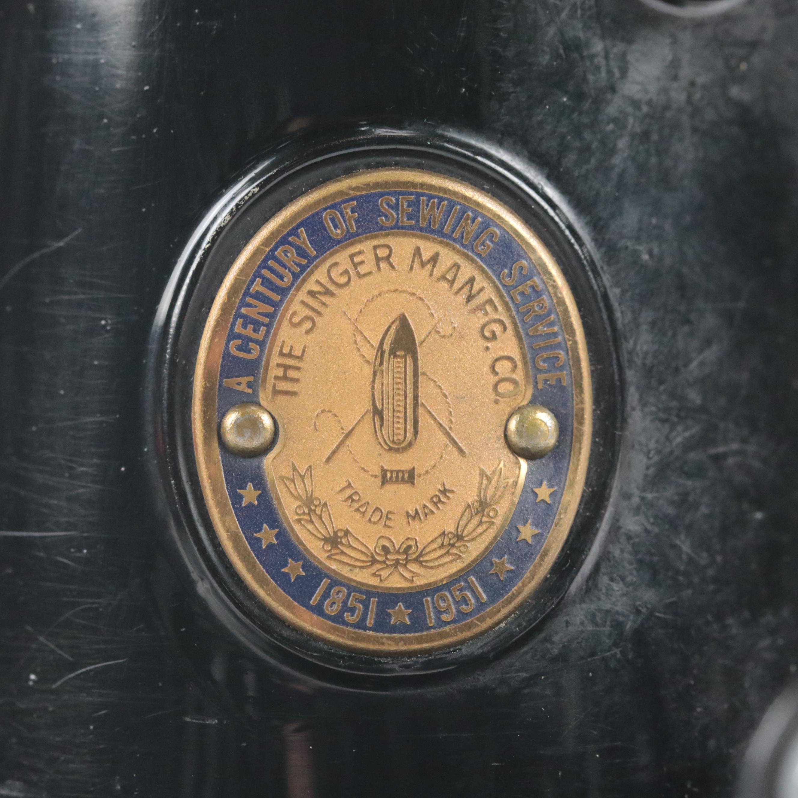 Singer 221 Featherlight Electric Sewing Machine, 1951