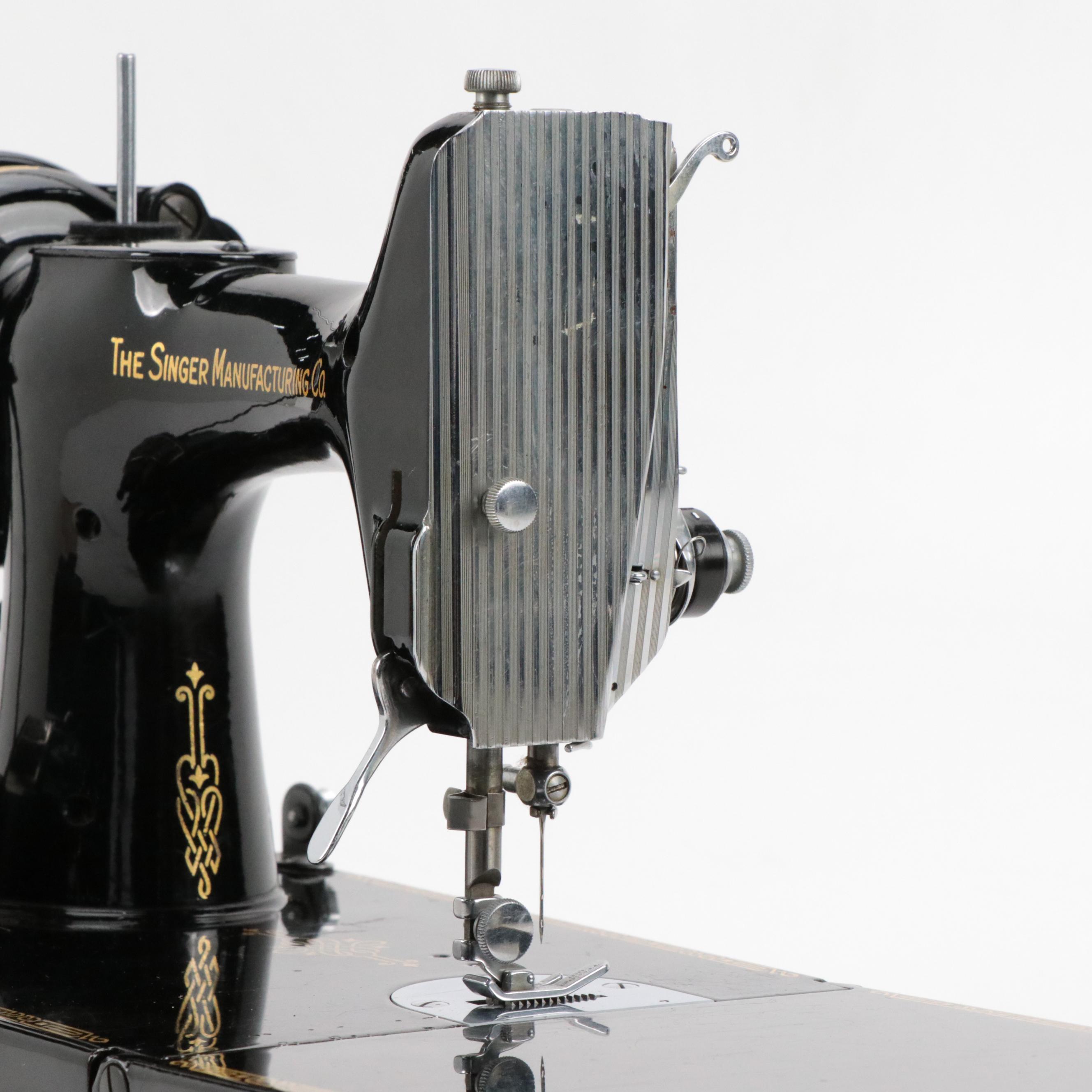 Singer 221 Featherlight Electric Sewing Machine, 1951