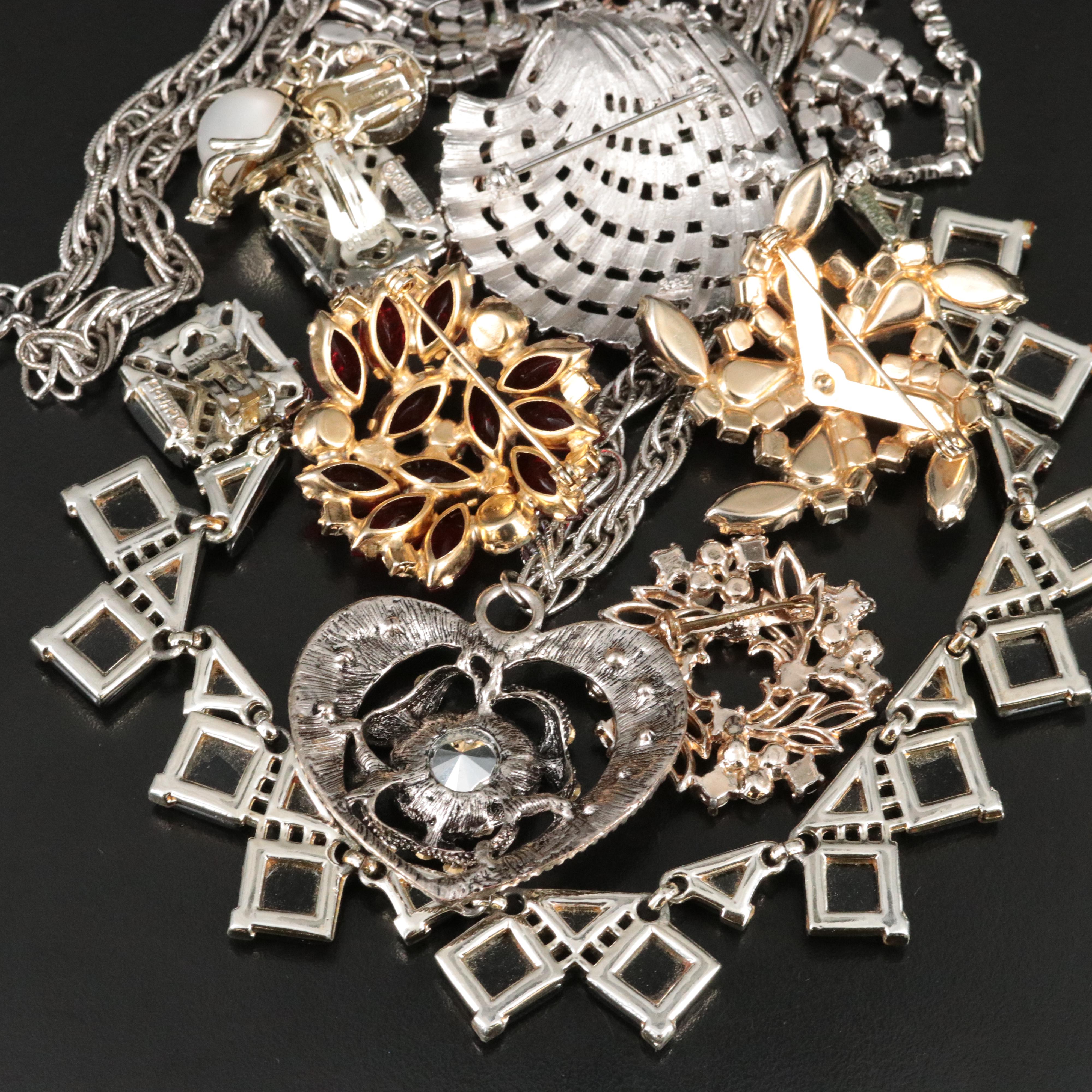 Whiting & Davis Heart Necklace Featured in Jewelry Selection