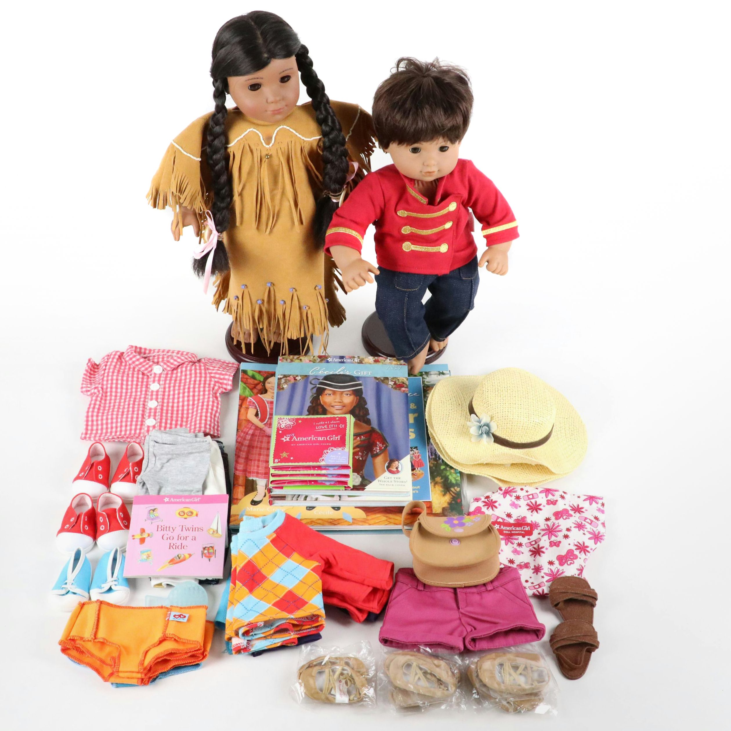 American Girl "Kaya" Doll with Bitty Baby and Doll Accessories