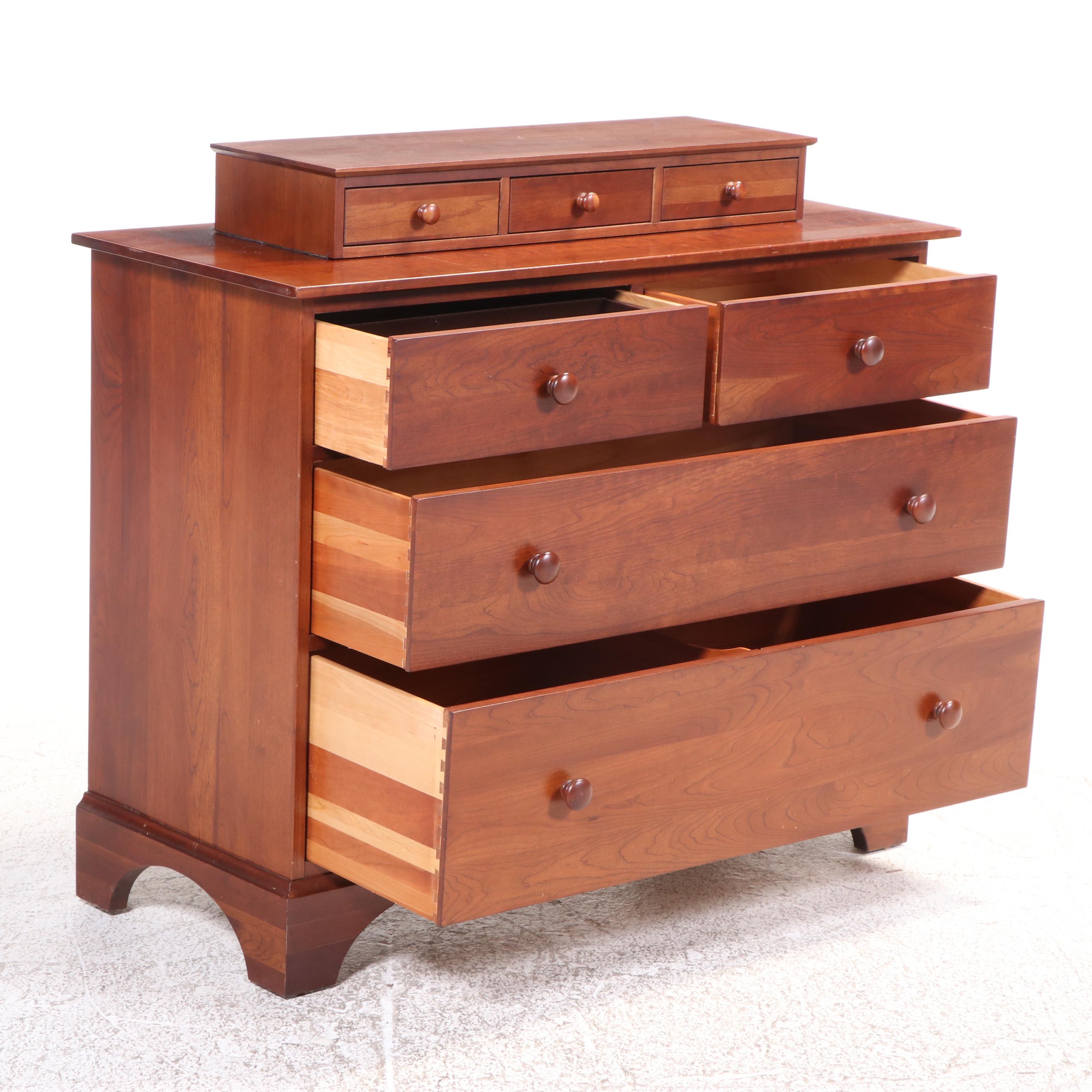Ethan Allen "American Impressions" Cherrywood Four-Drawer Chest with Deck