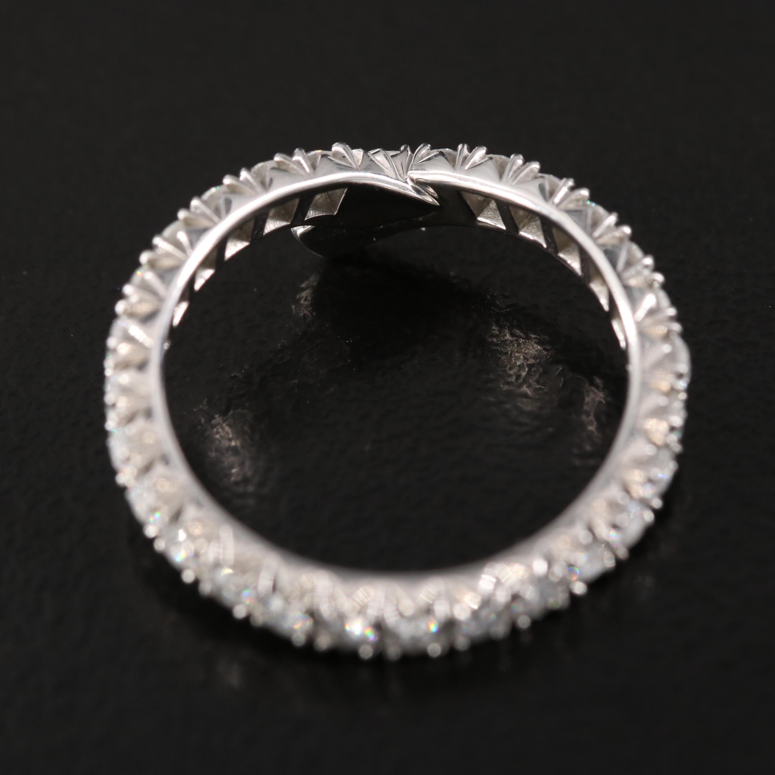 Harry Winston Ribbon Platinum 0.80 CTW Diamond Eternity Band