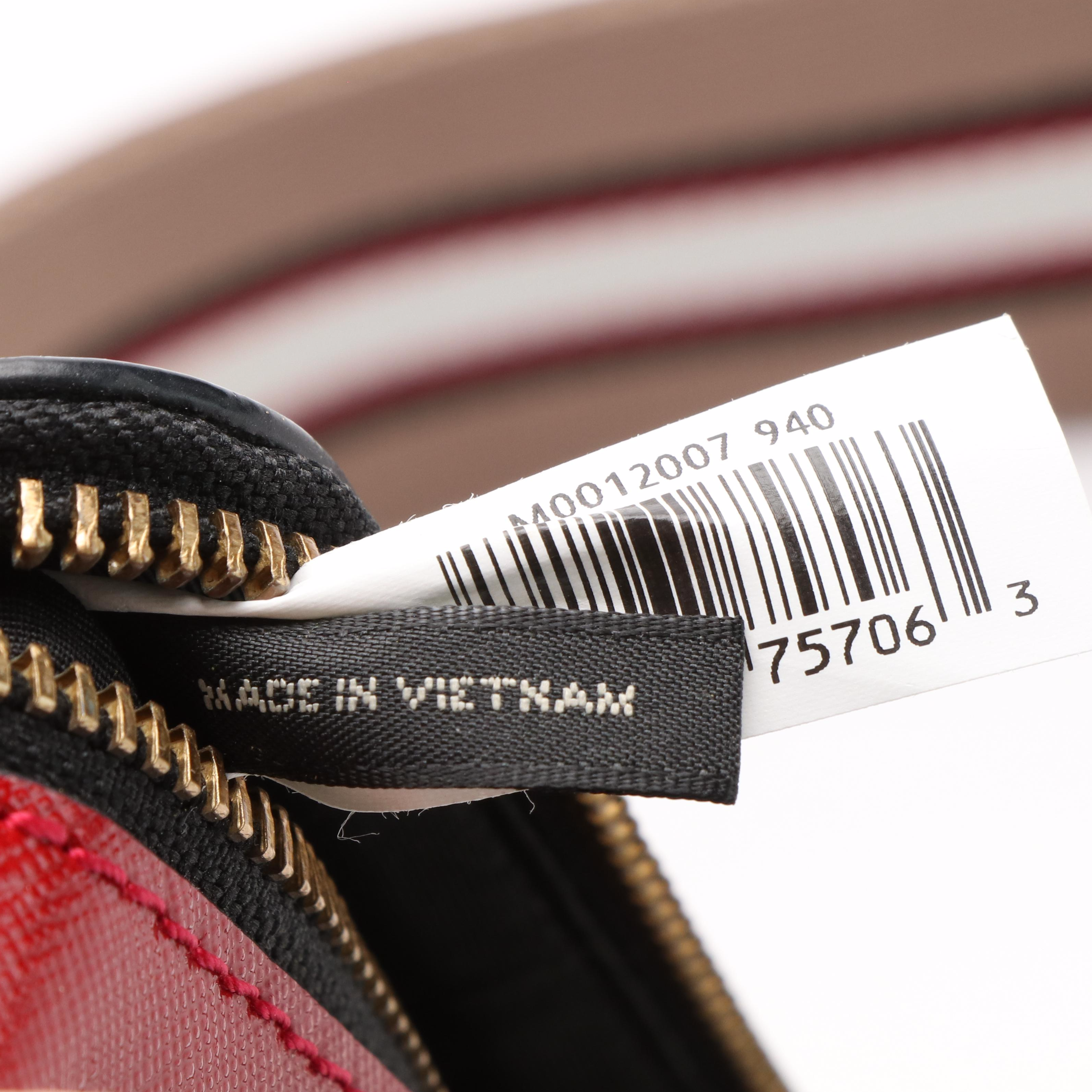 Marc Jacobs The Snapshot Camera Bag in Red and Burgundy Saffiano Leather