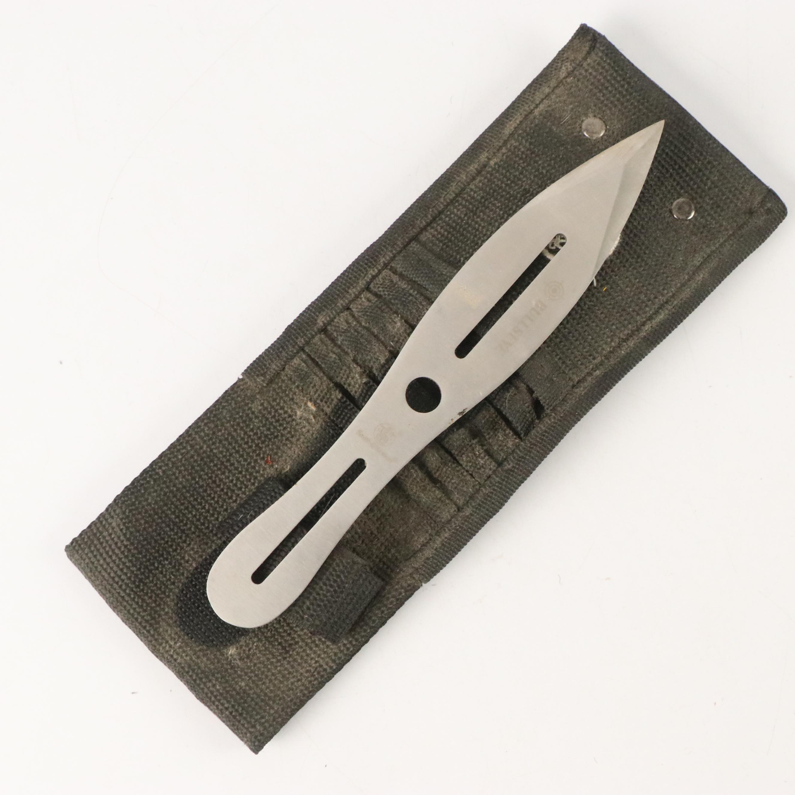 Smith & Wesson Bullseye Throwing Knives and SOG Throwing Knives with Sheaths