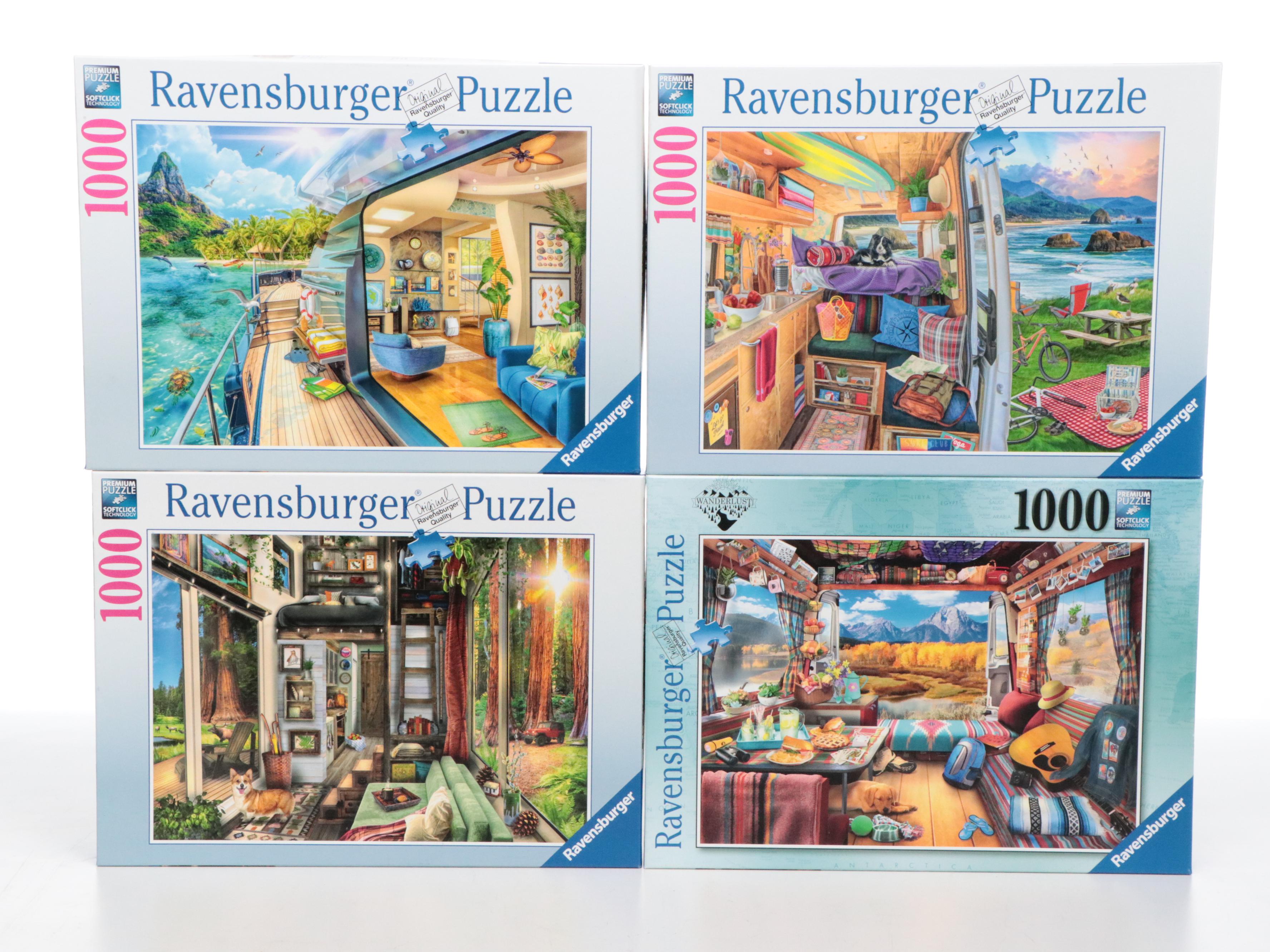 Ravensburger 750 and 1000 Piece Puzzles