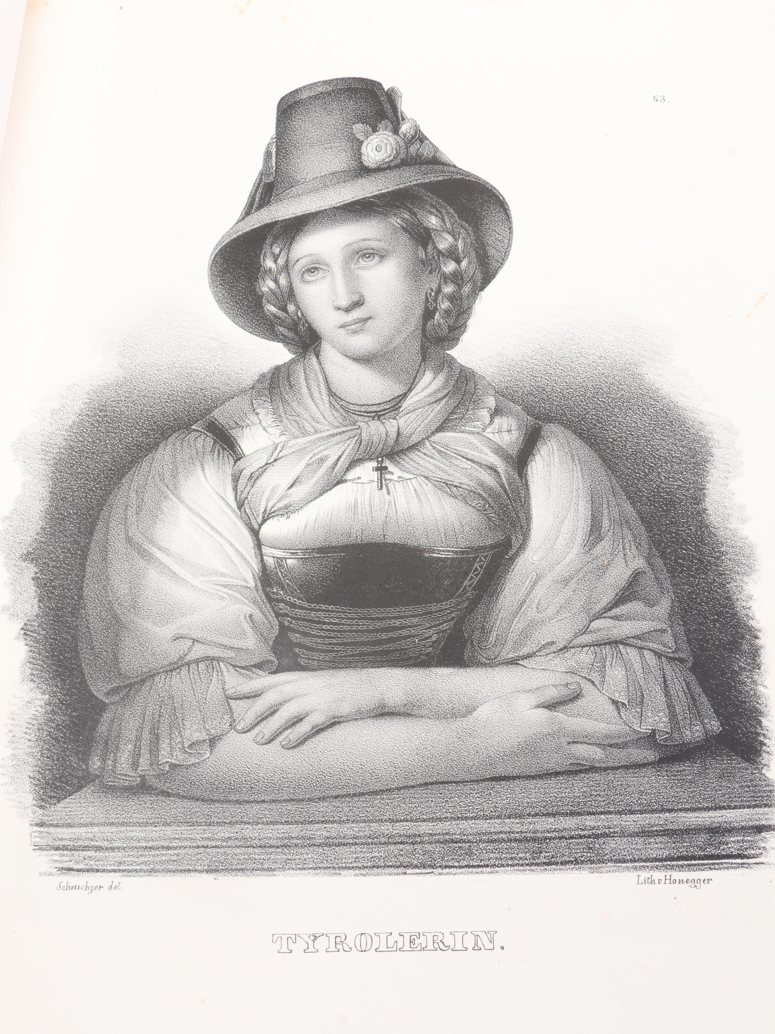 "Naturgeschichte und Abbildungen der Menschen" by Heinrich Schinz, Mid-19th C.