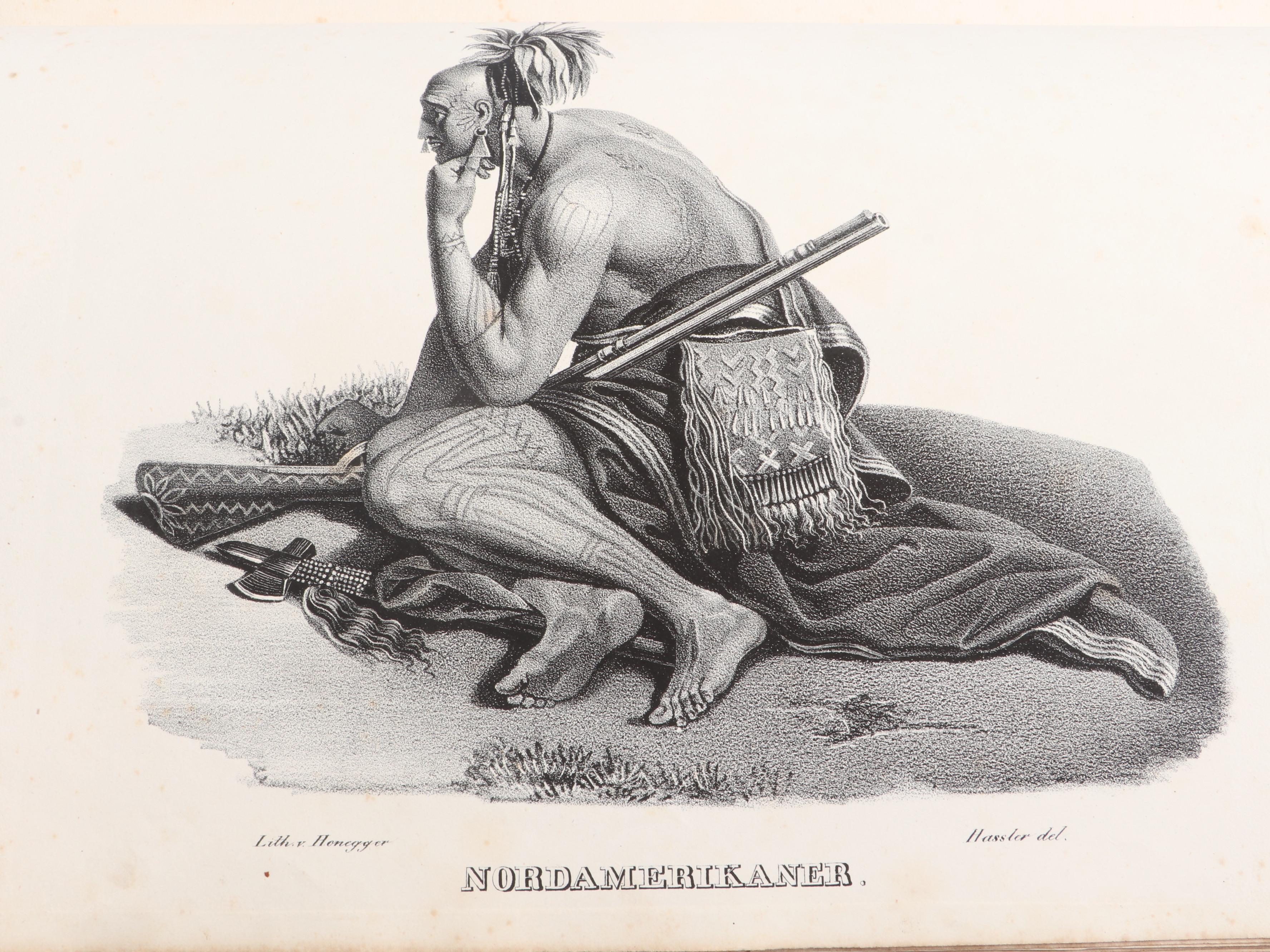 "Naturgeschichte und Abbildungen der Menschen" by Heinrich Schinz, Mid-19th C.