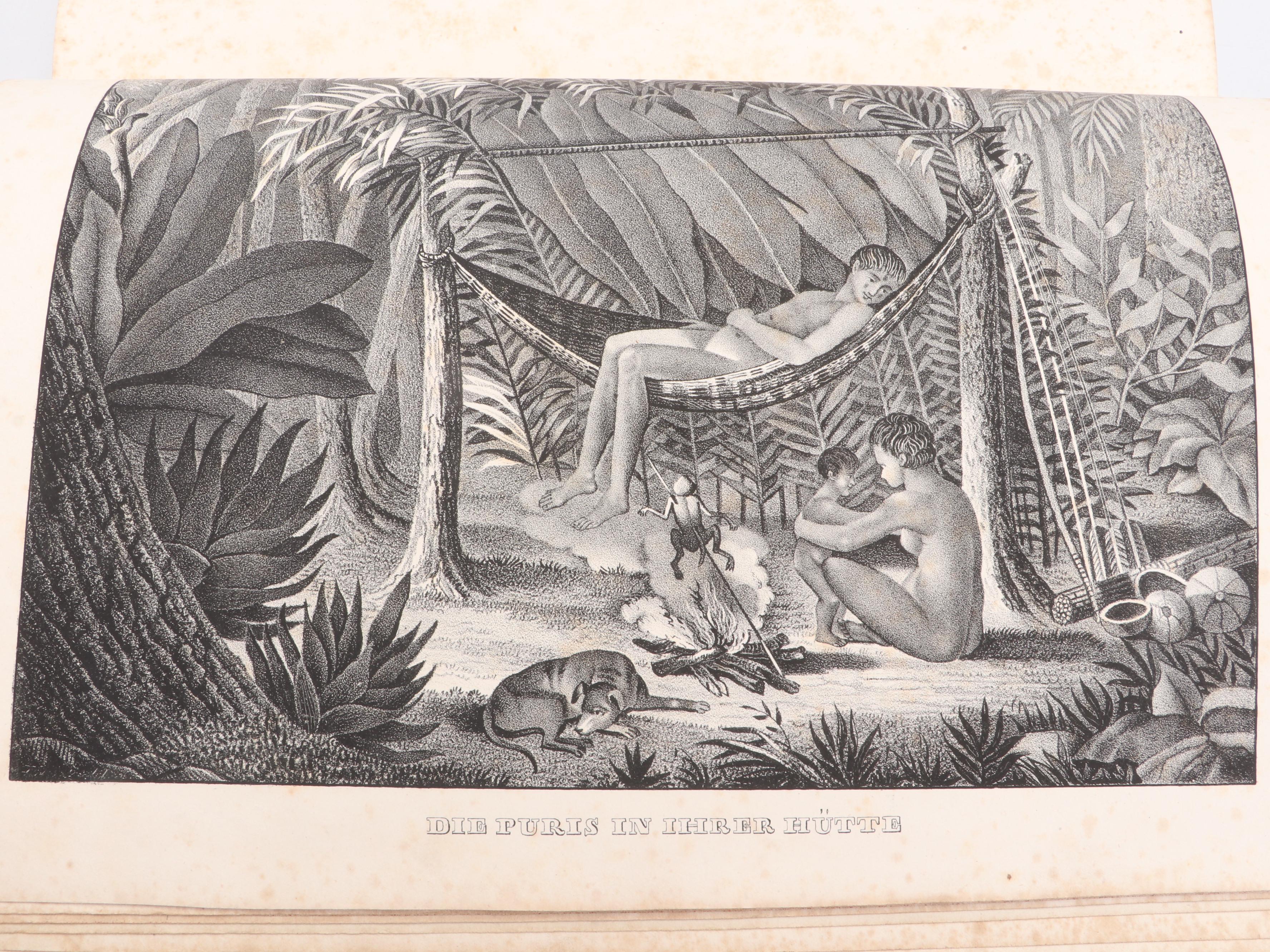 "Naturgeschichte und Abbildungen der Menschen" by Heinrich Schinz, Mid-19th C.