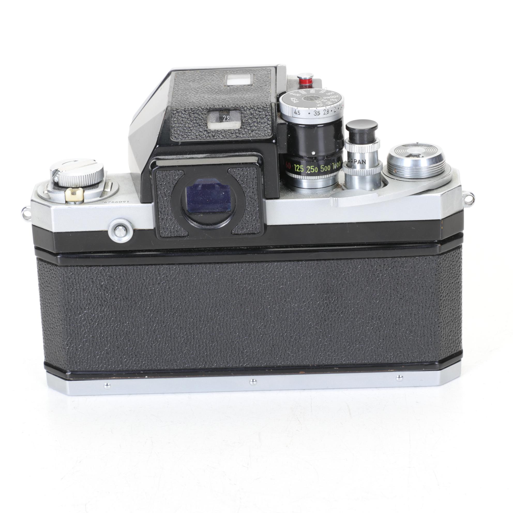 Nikon F 35mm Film Camera with 85MM f/1.8 Lens