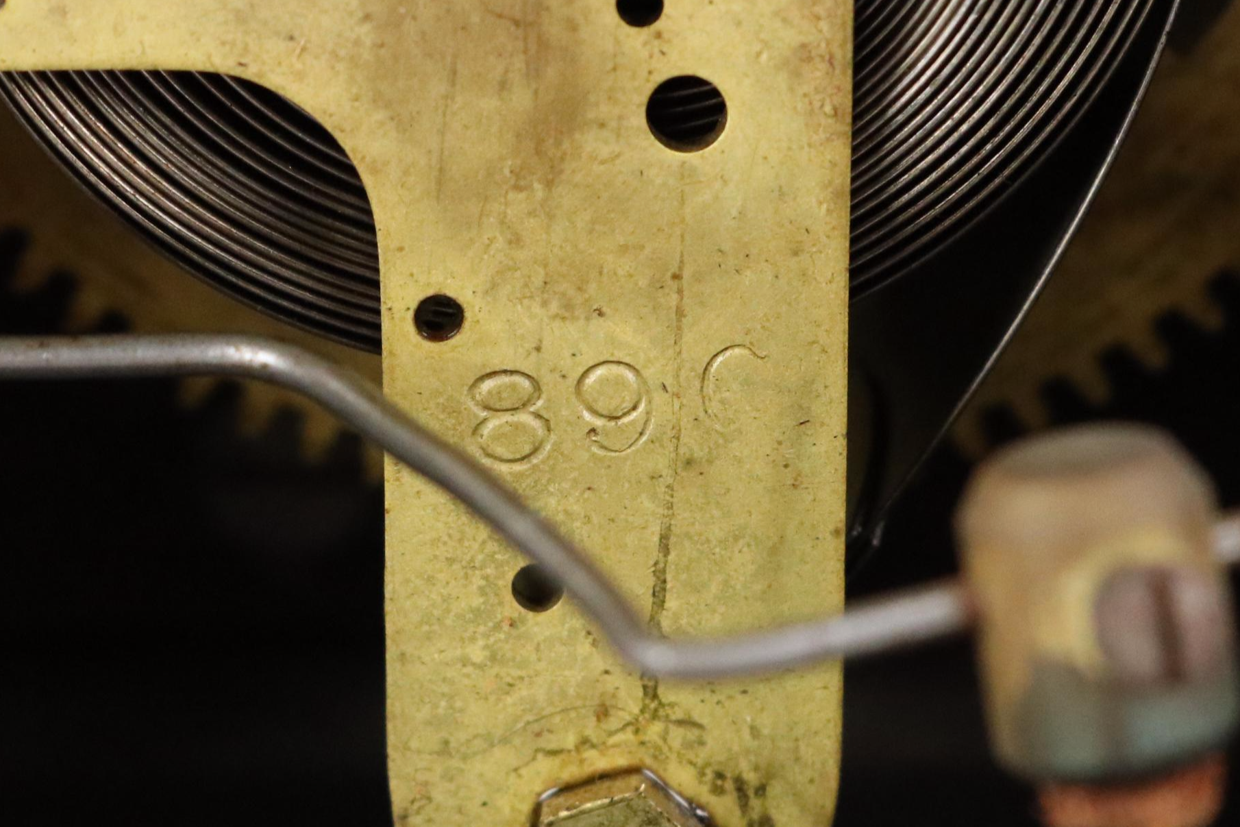 Seth Thomas White Adamantine Mantel Clock, Early 20th Century