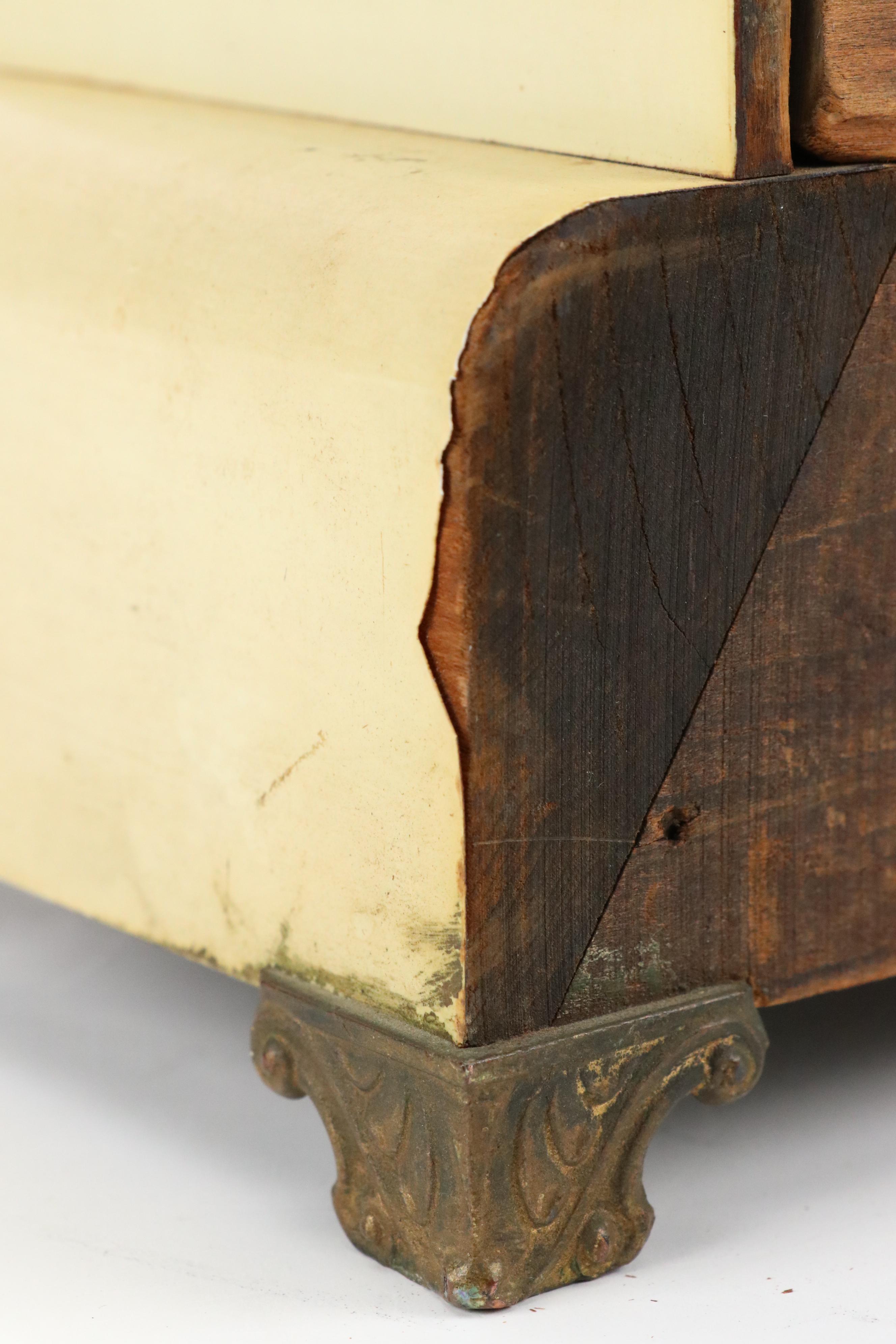 Seth Thomas White Adamantine Mantel Clock, Early 20th Century