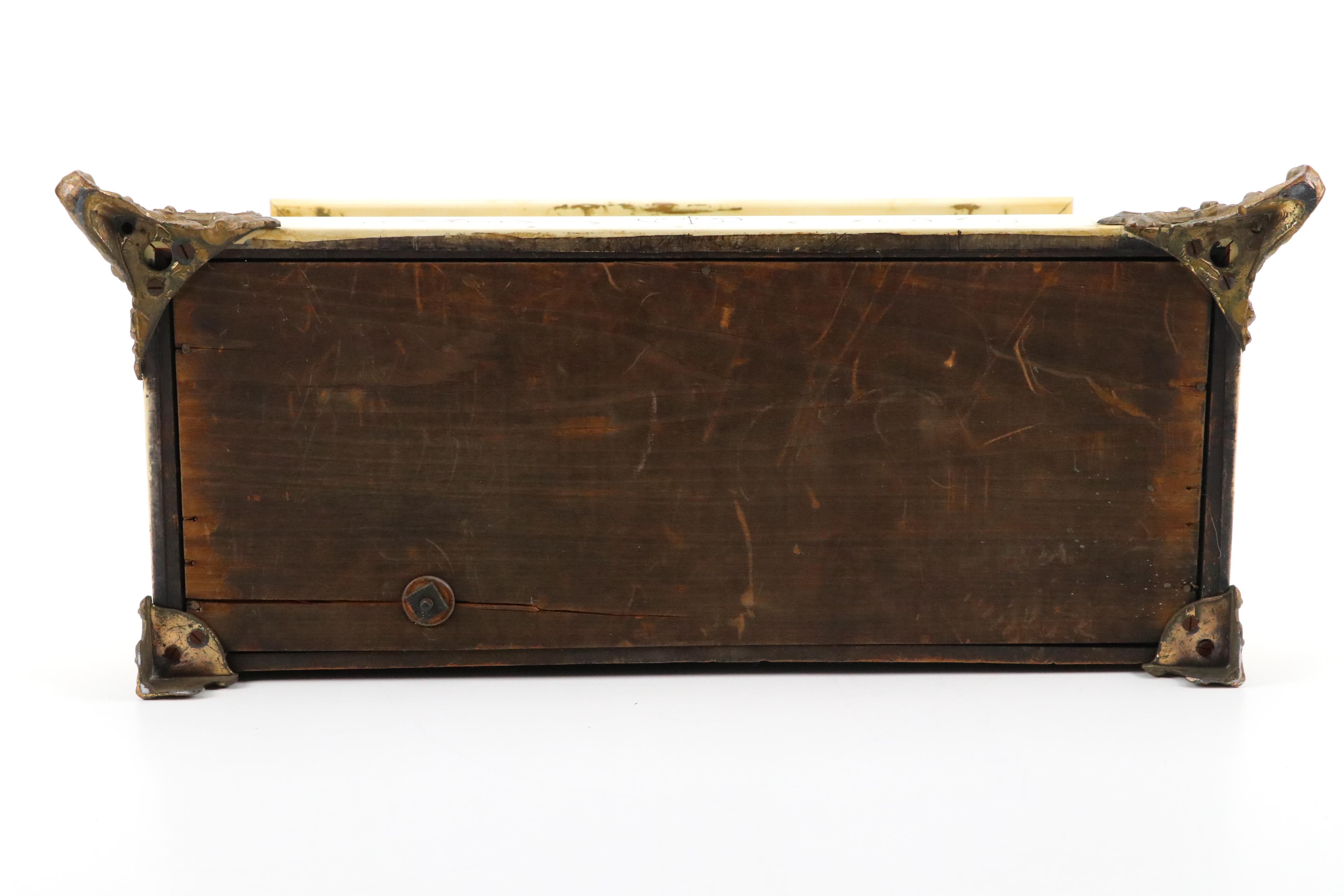 Seth Thomas White Adamantine Mantel Clock, Early 20th Century