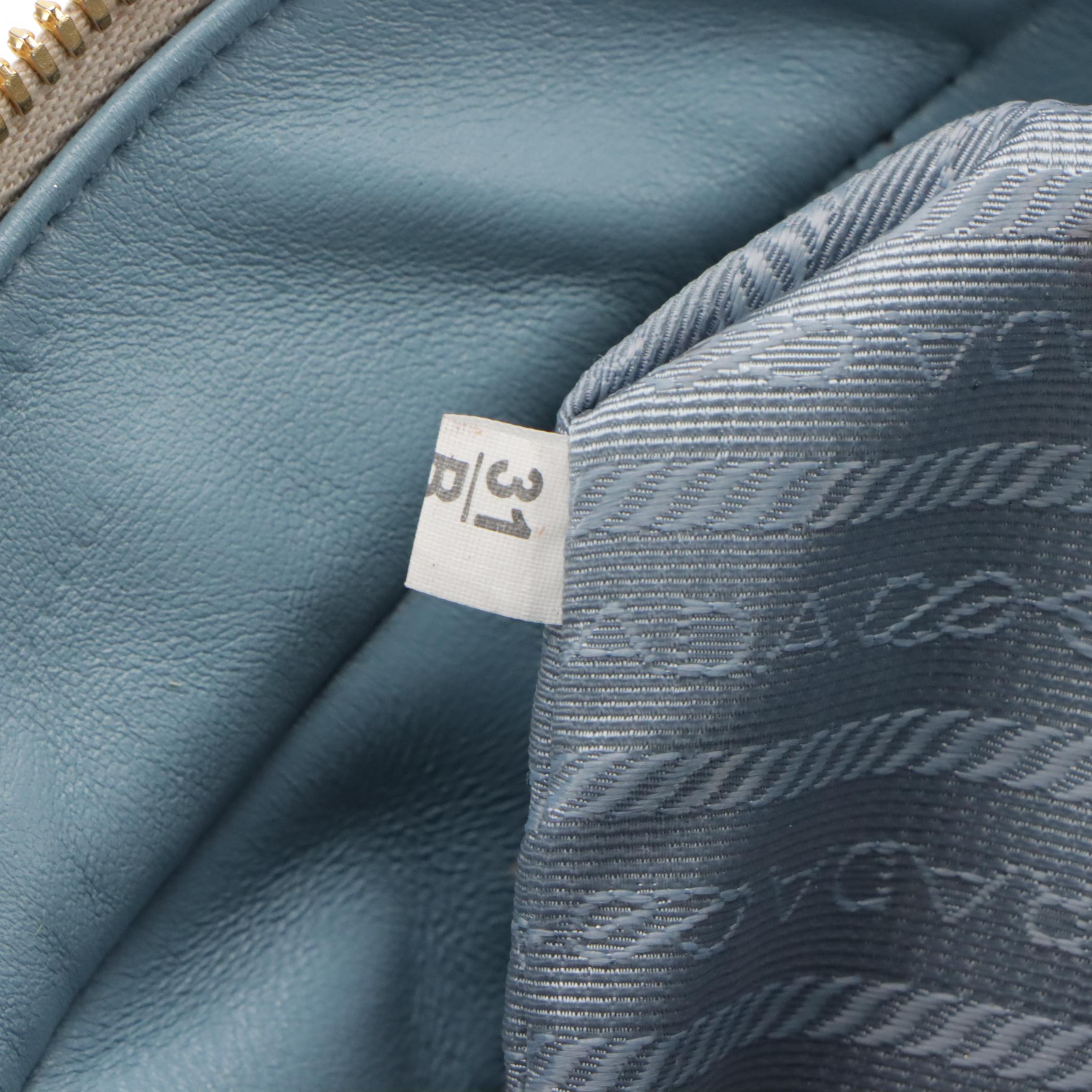 Prada x James Jean Limited Edition Bauletto Bag in Grained Leather