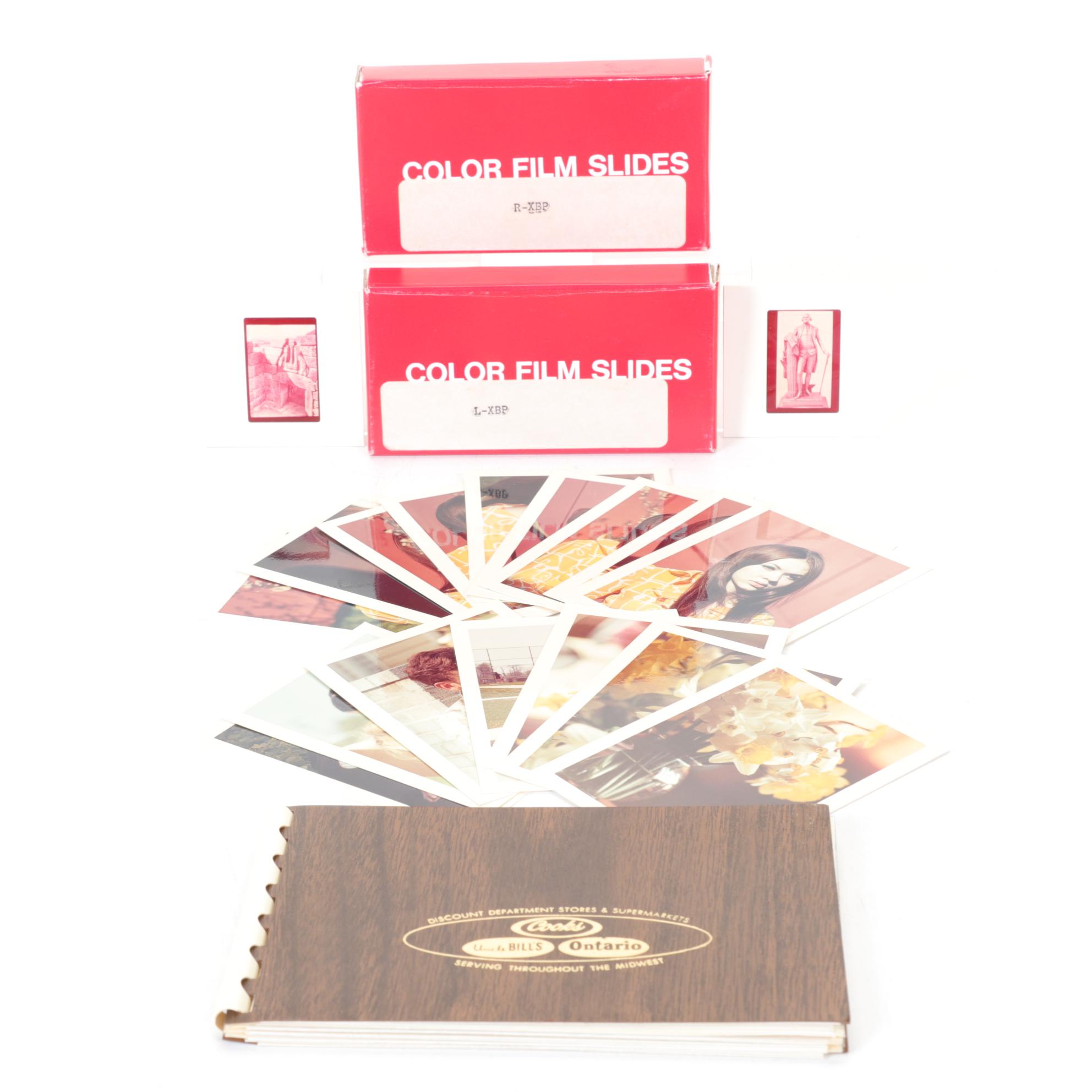 Collection of Slides and Retro Photo Prints
