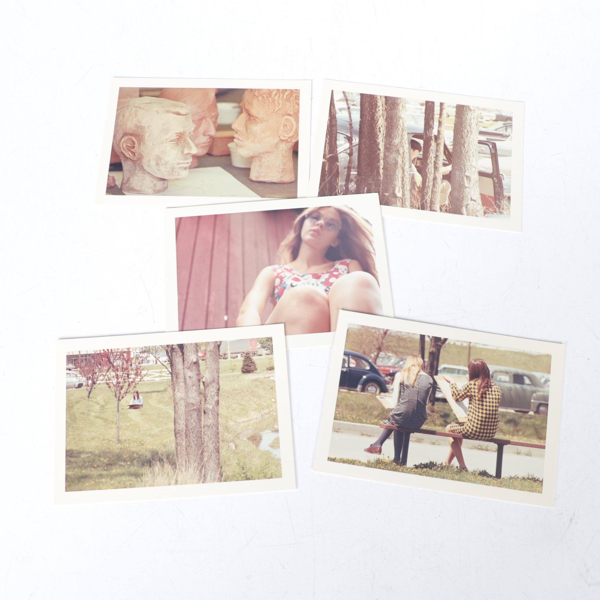 Collection of Slides and Retro Photo Prints