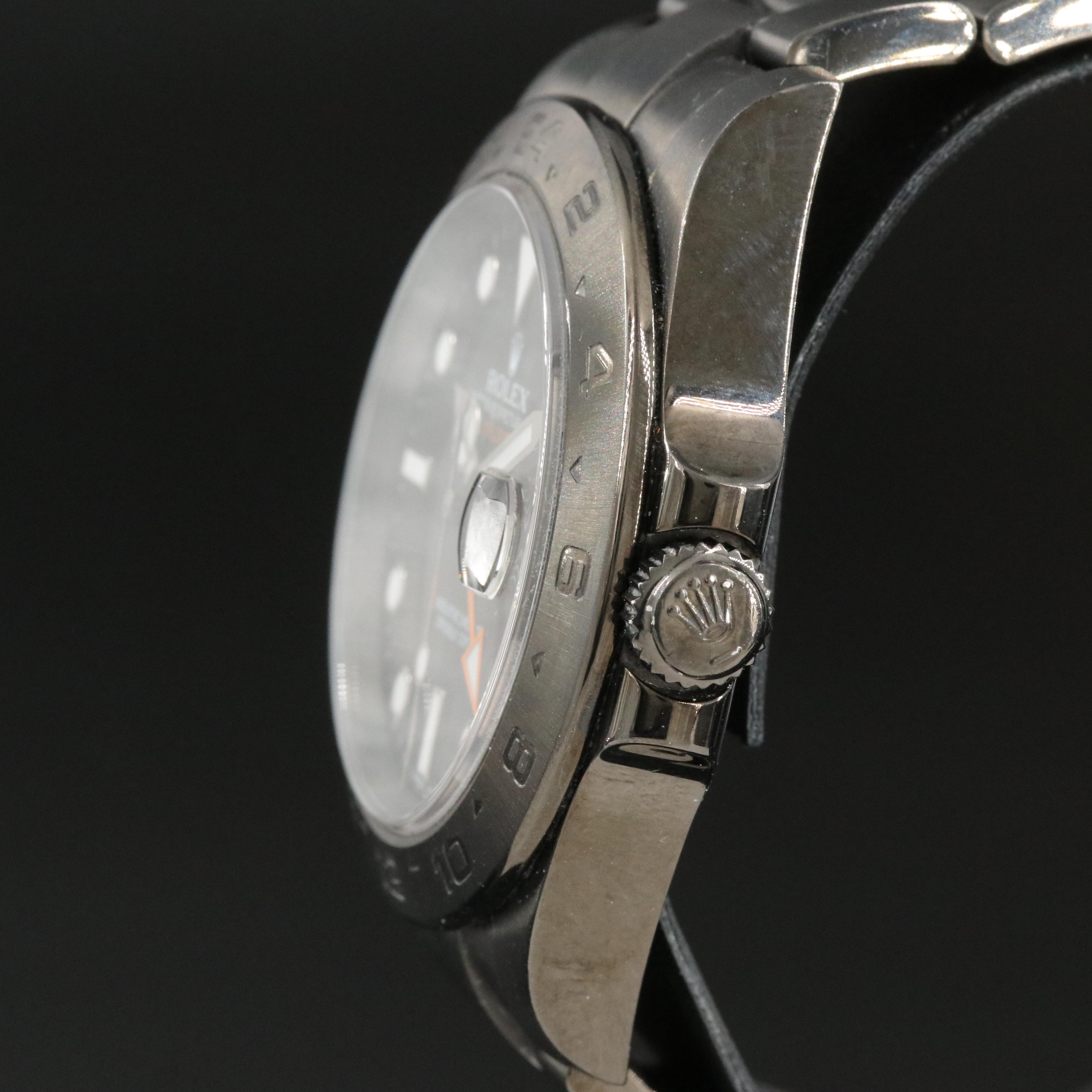 Rolex Explorer II Black Custom PVD/DLC Coated Stainless Steel Date Watch