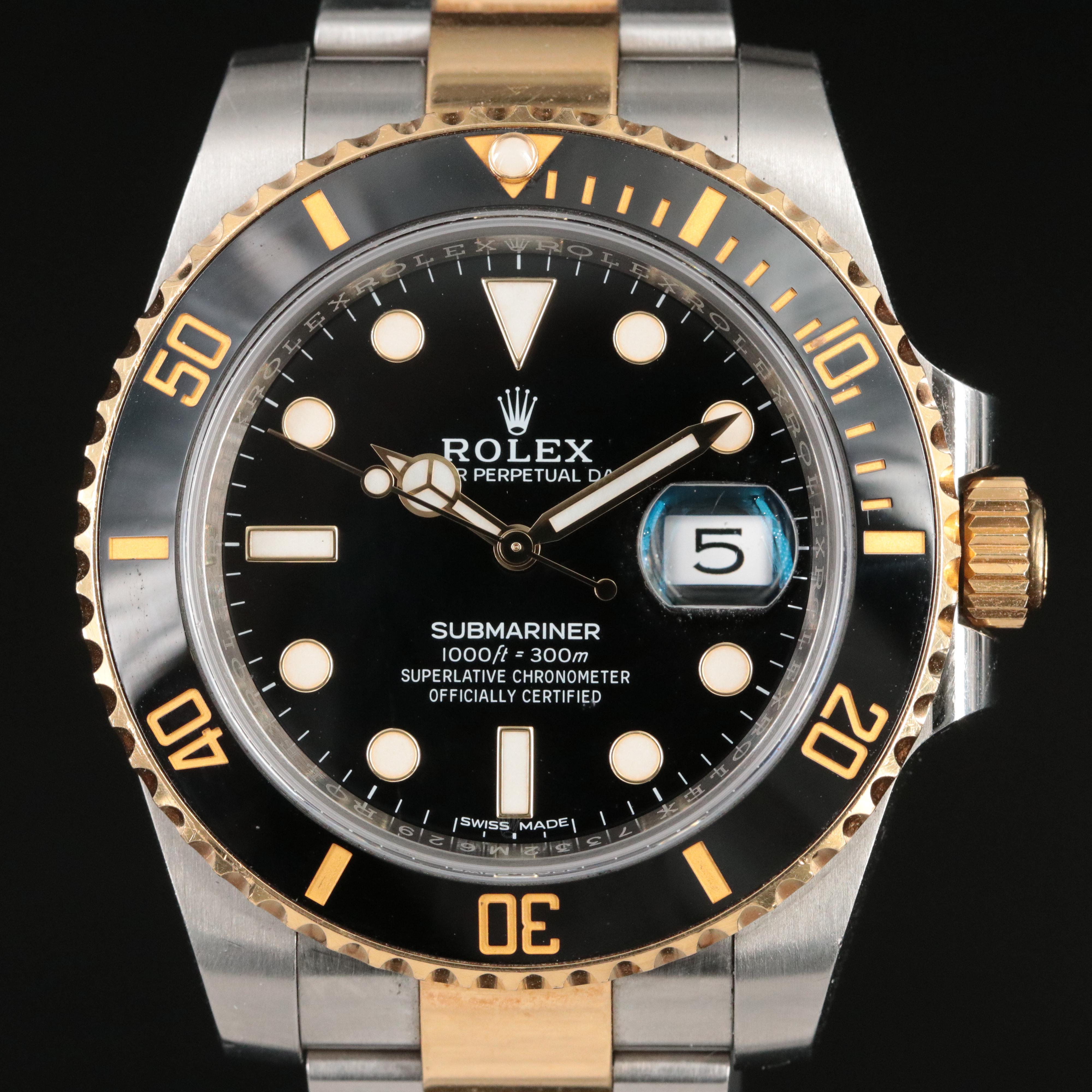 Rolex Oyster Perpetual Date Submariner Watch