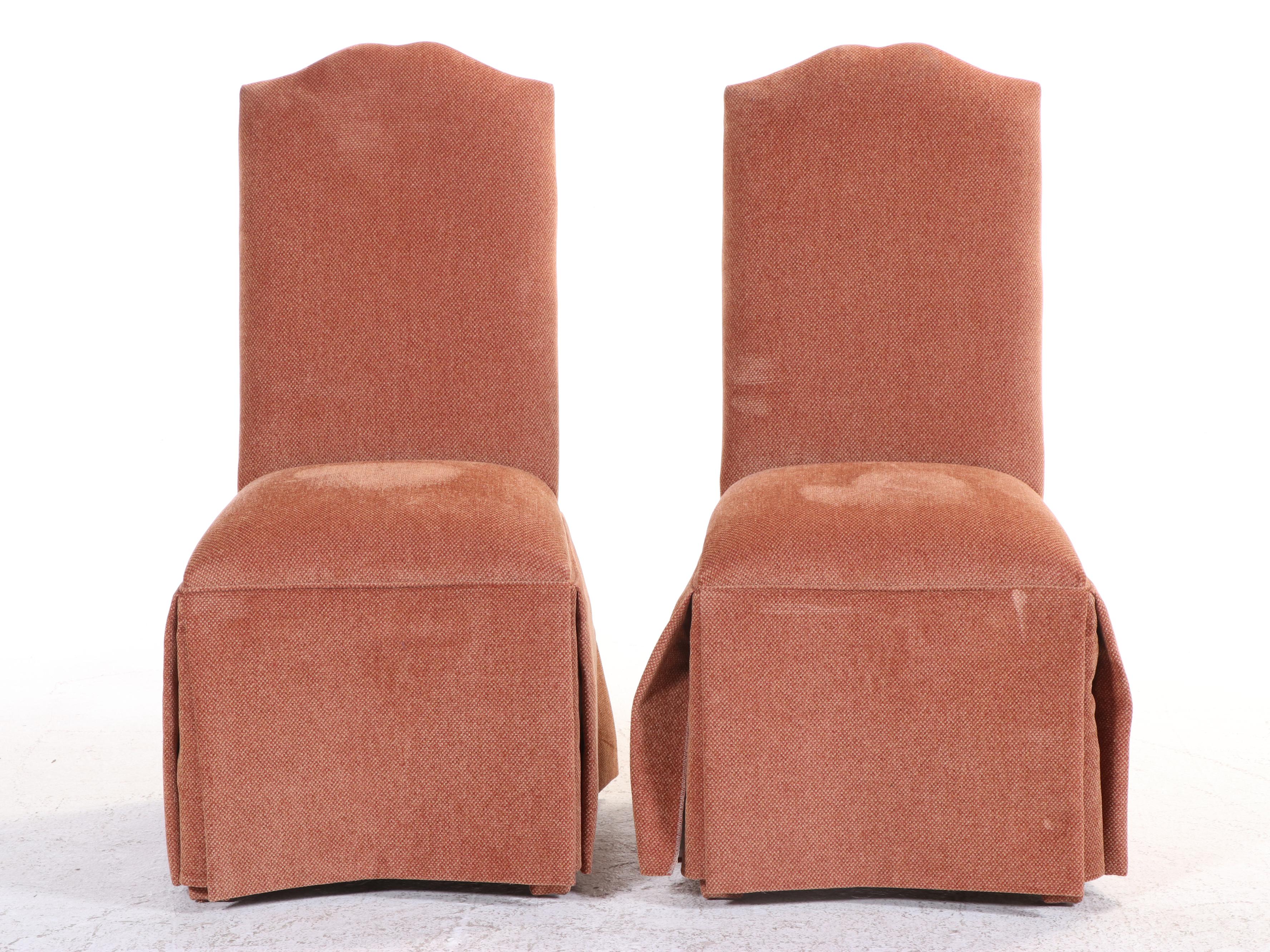 Andre Originals French Provincial Style Wood Dining Table and Eight Chairs