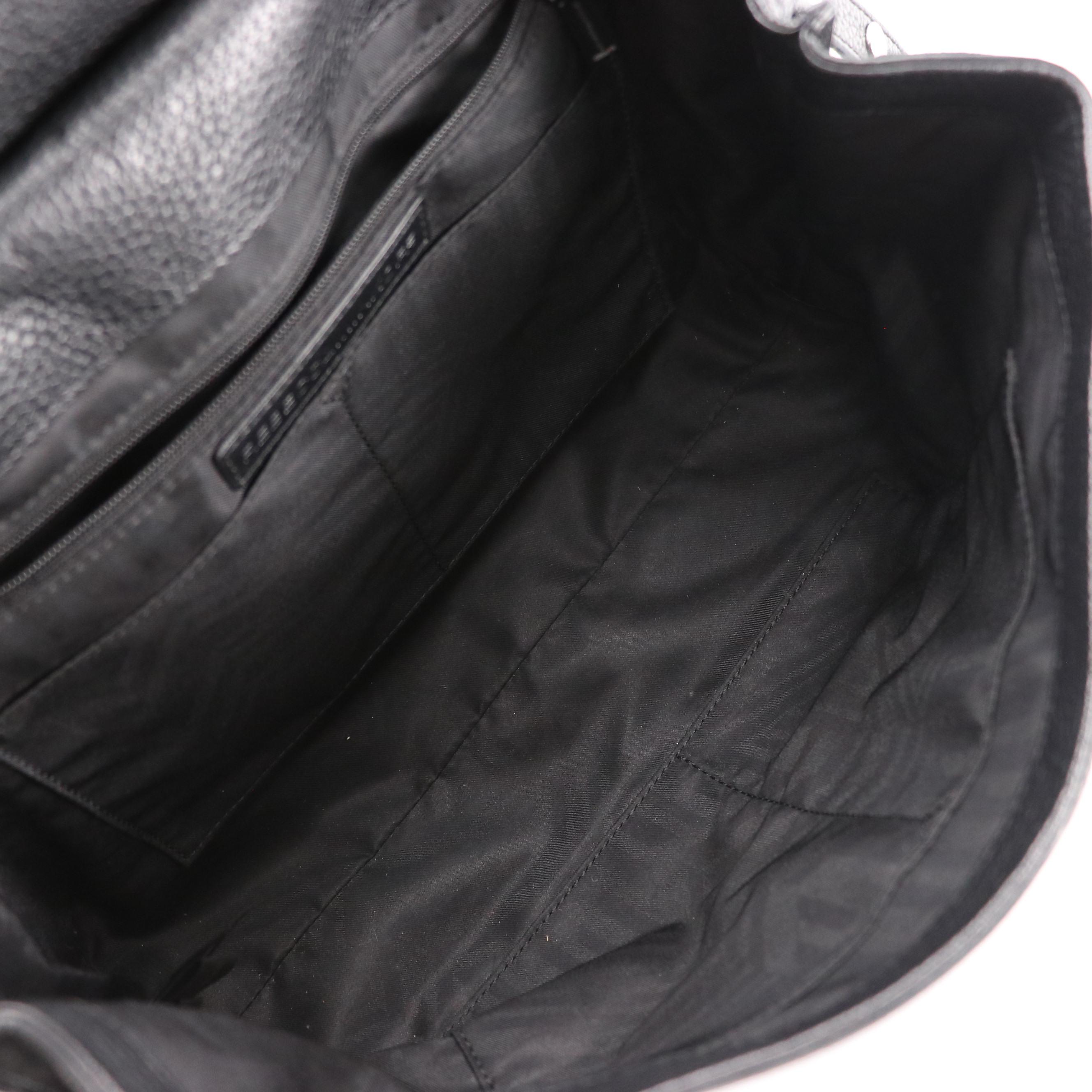 Rebecca Minkoff Black Suede and Leather Two-Way Satchel & Woven Raffia Crossbody