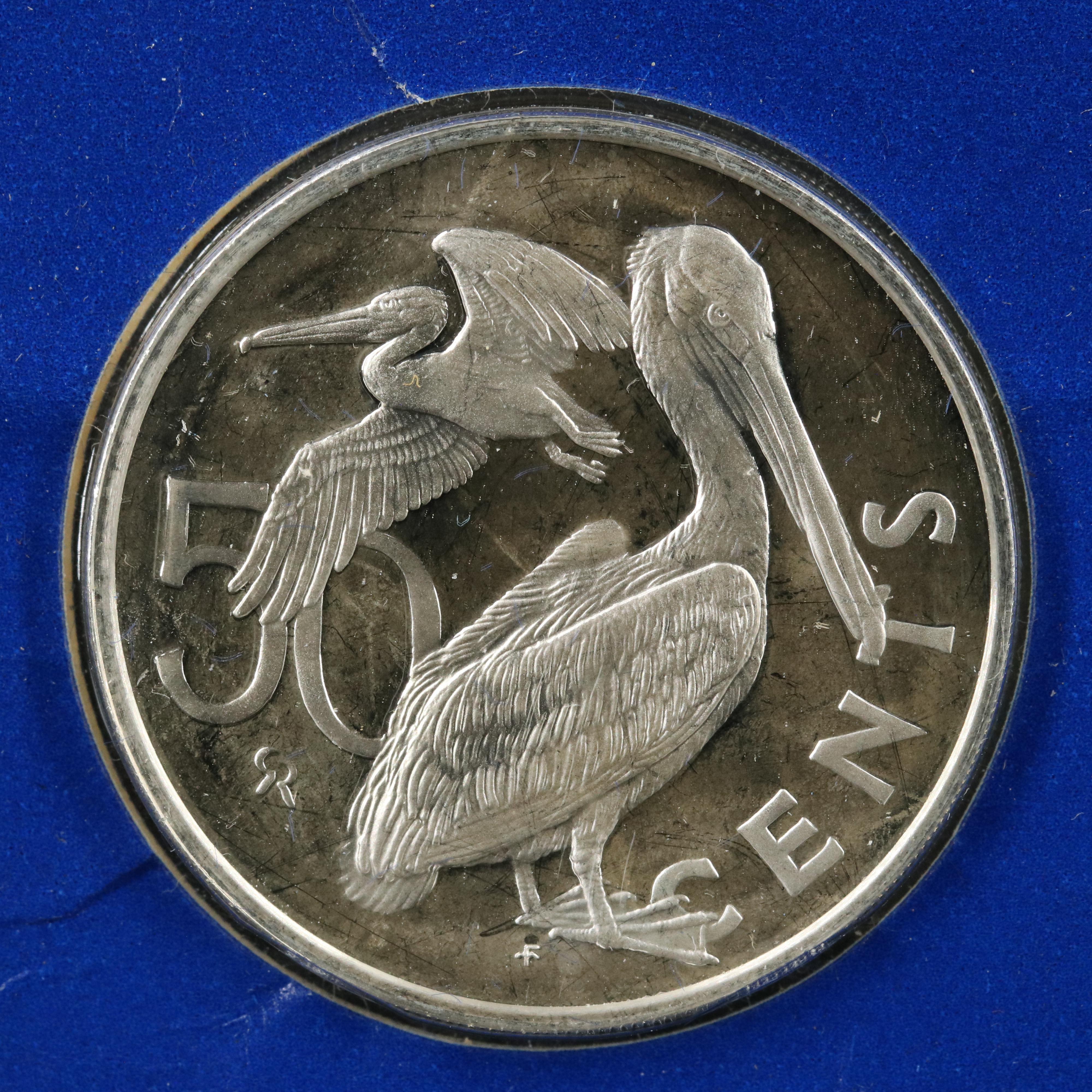 1977 British Virgin Islands all .925 Silver Proof Set