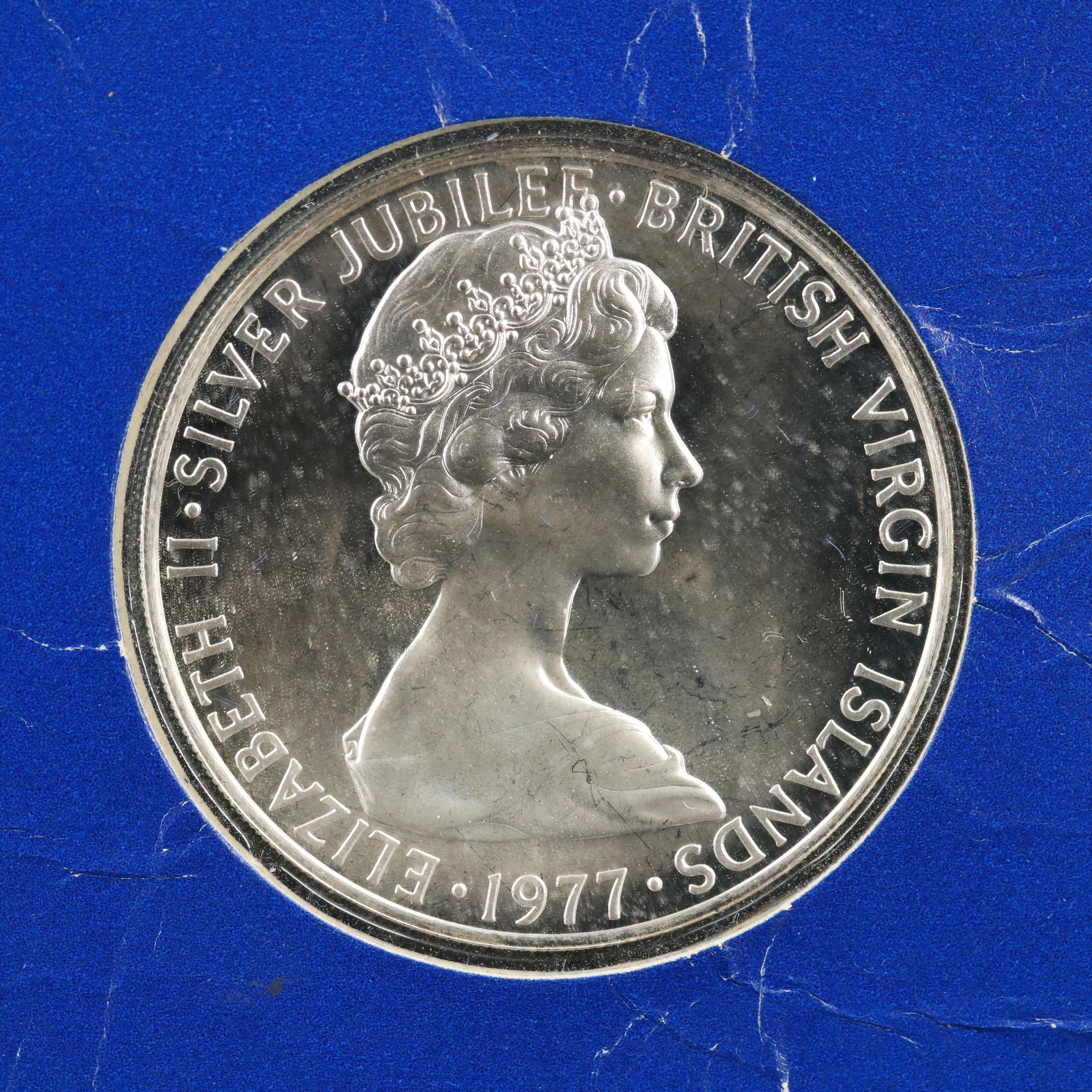 1977 British Virgin Islands all .925 Silver Proof Set