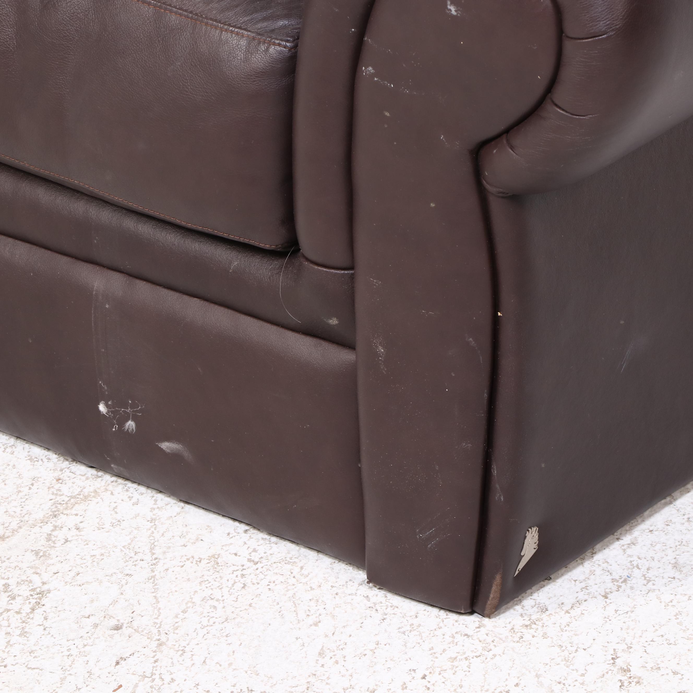 Preston Hill Faux Leather Sofa