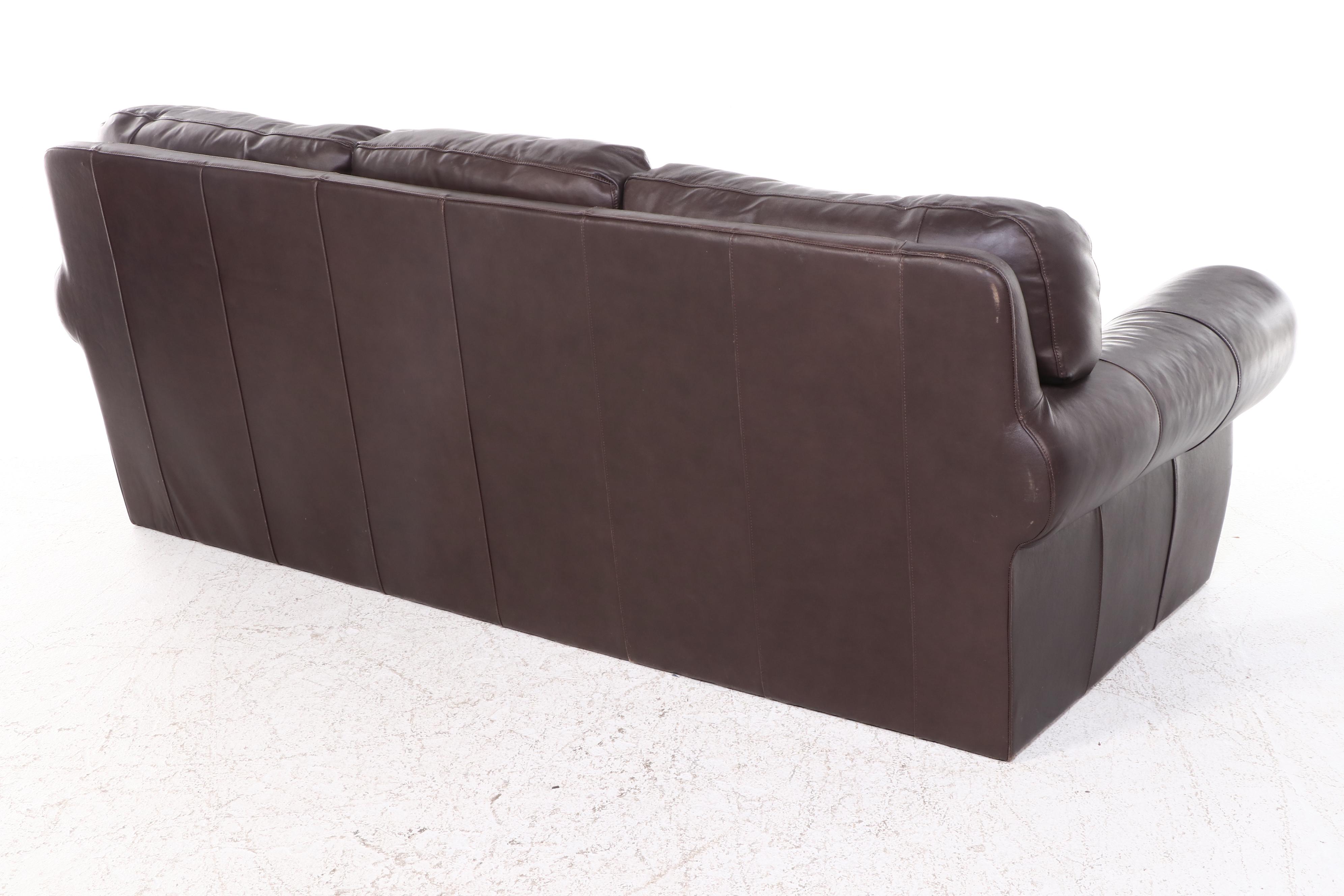 Preston Hill Faux Leather Sofa