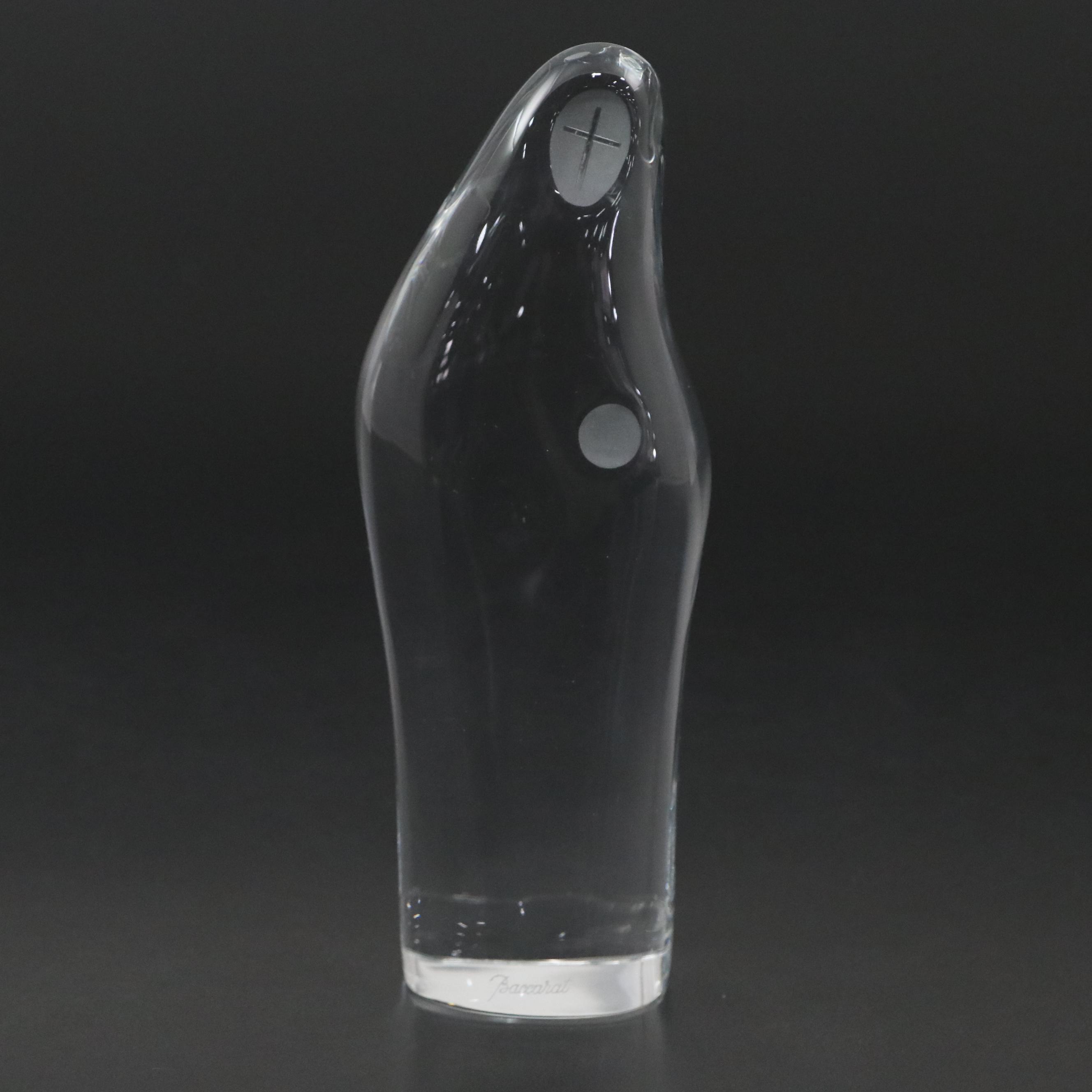 Baccarat "Madonna and Child" Crystal Figurine