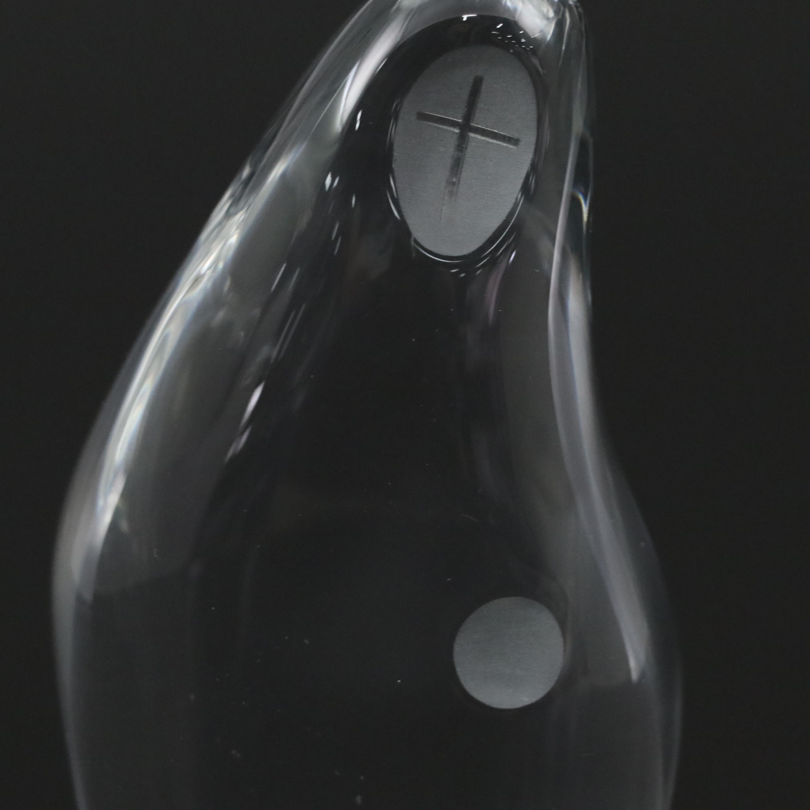 Baccarat "Madonna and Child" Crystal Figurine