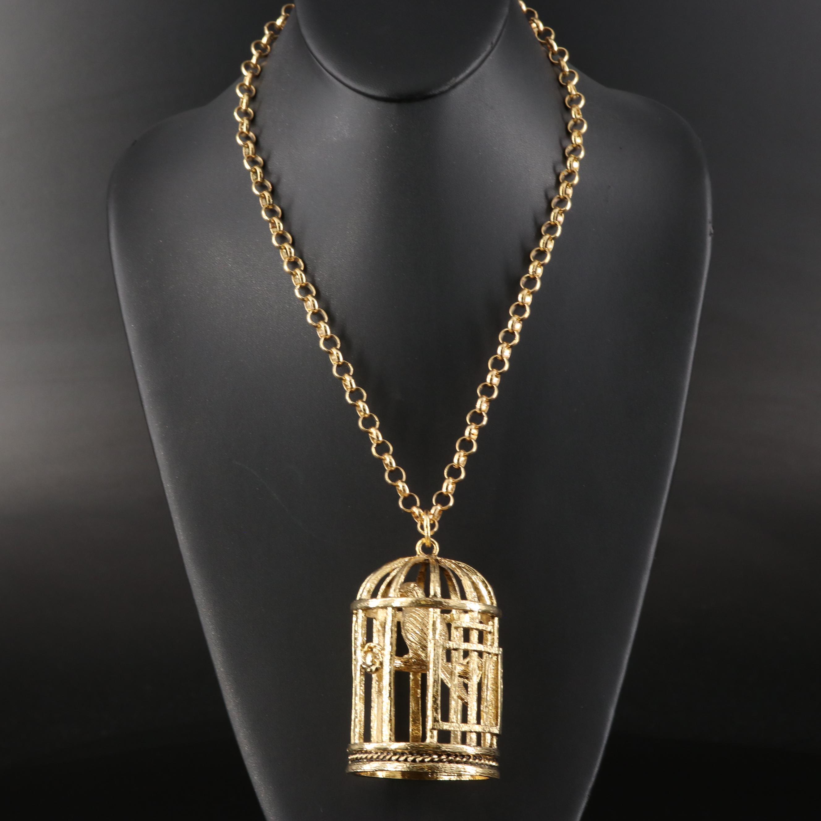 Rara Avis by Iris Apfel "Birdcage" Necklace