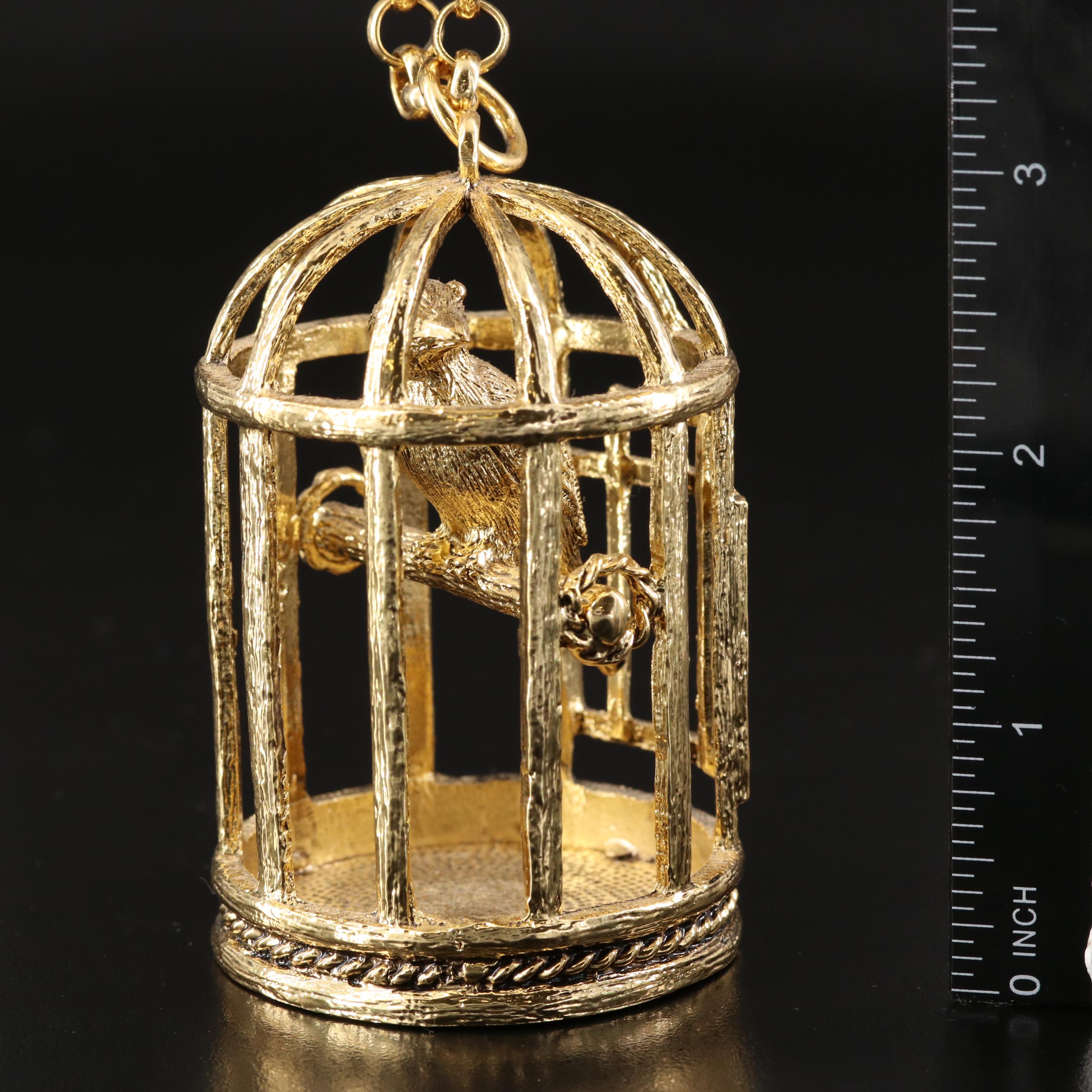 Rara Avis by Iris Apfel "Birdcage" Necklace