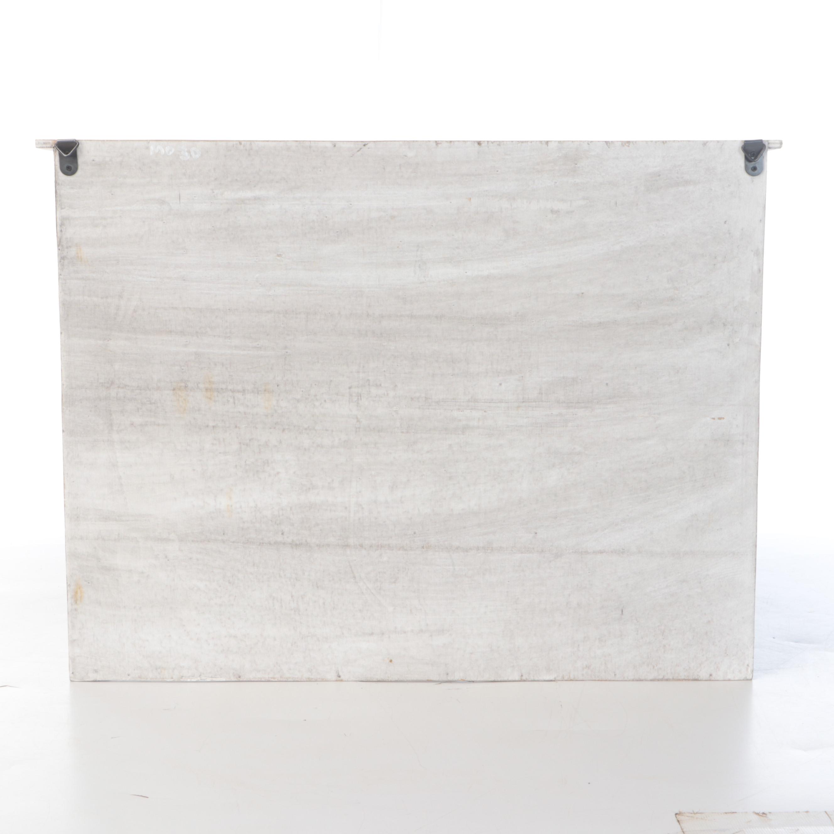 Rustic Wooden Wall Hanging Coat Rack with Storage Compartments