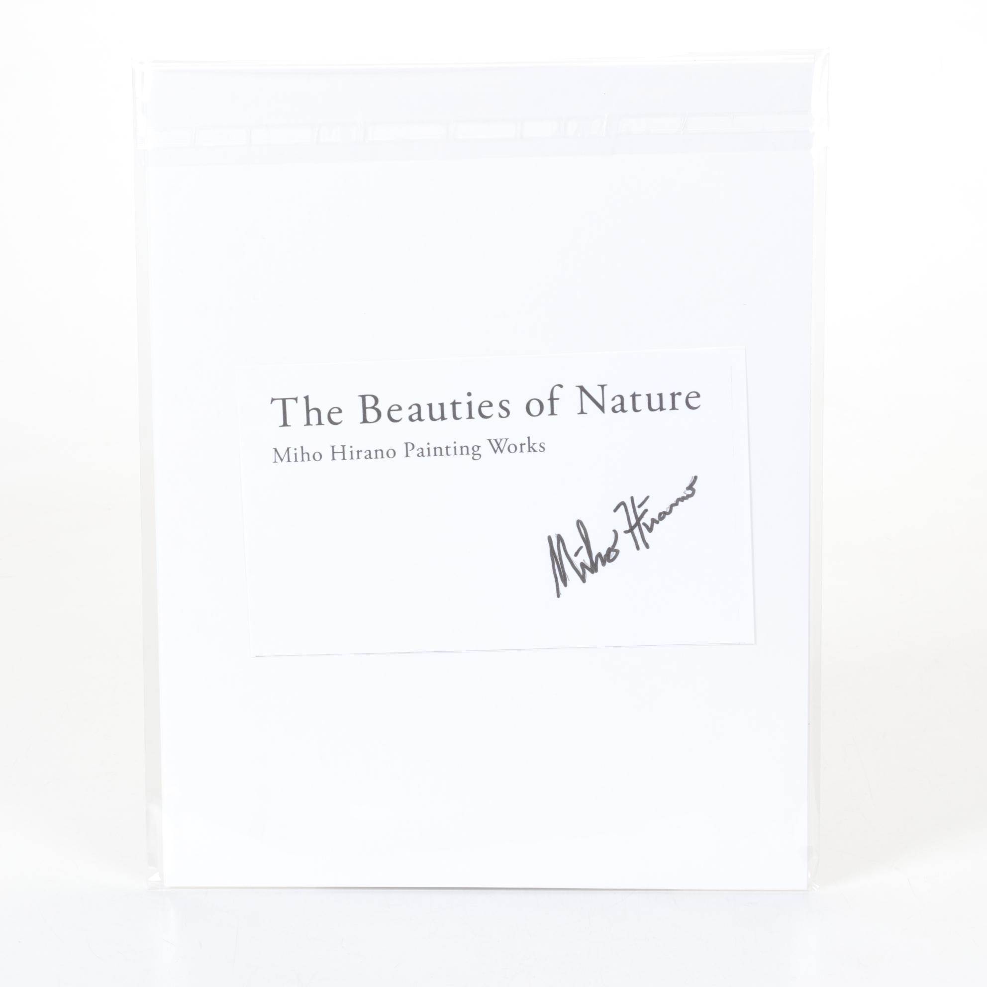 Miho Hirano Offset Lithograph From "The Beauties of Nature"