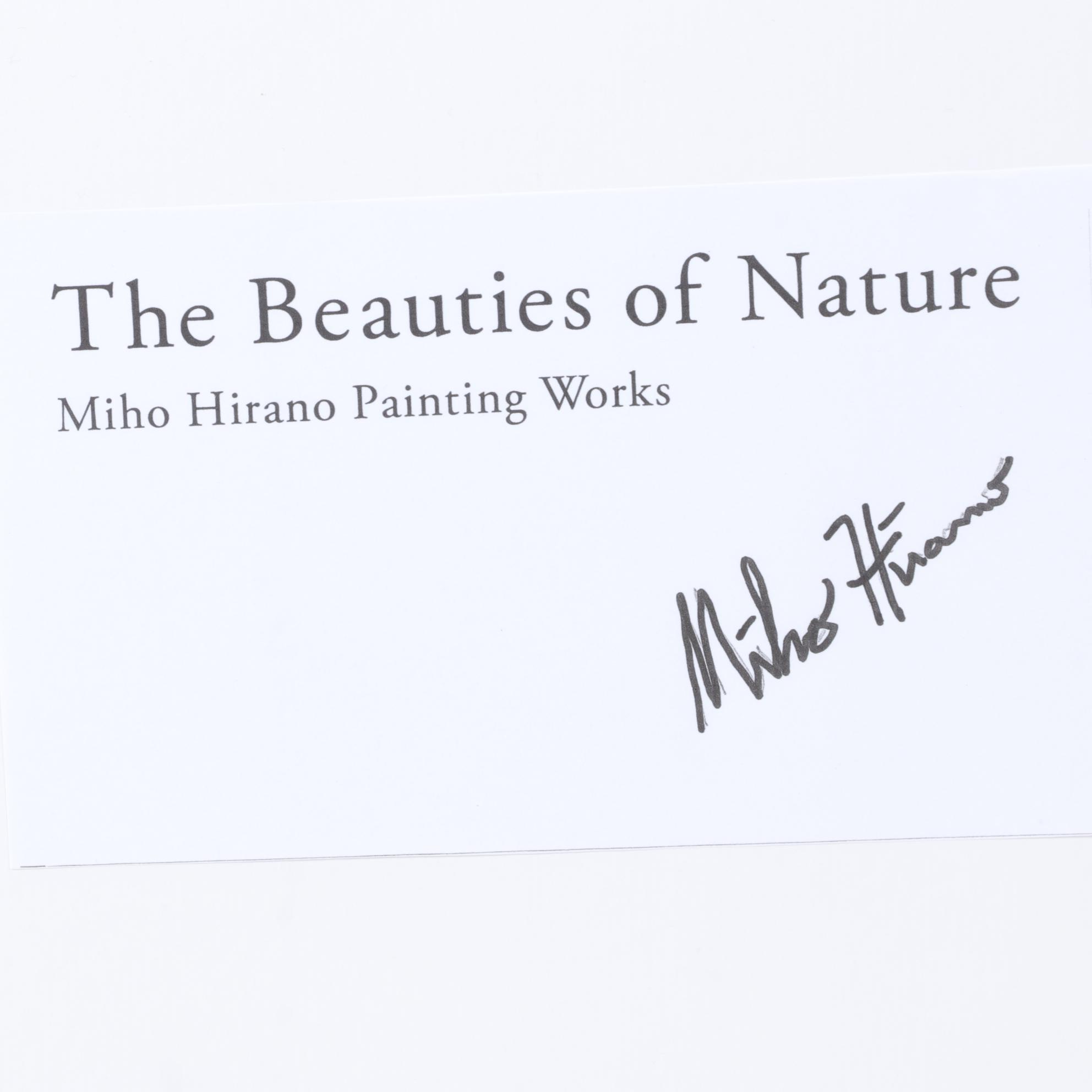 Miho Hirano Offset Lithograph From "The Beauties of Nature"