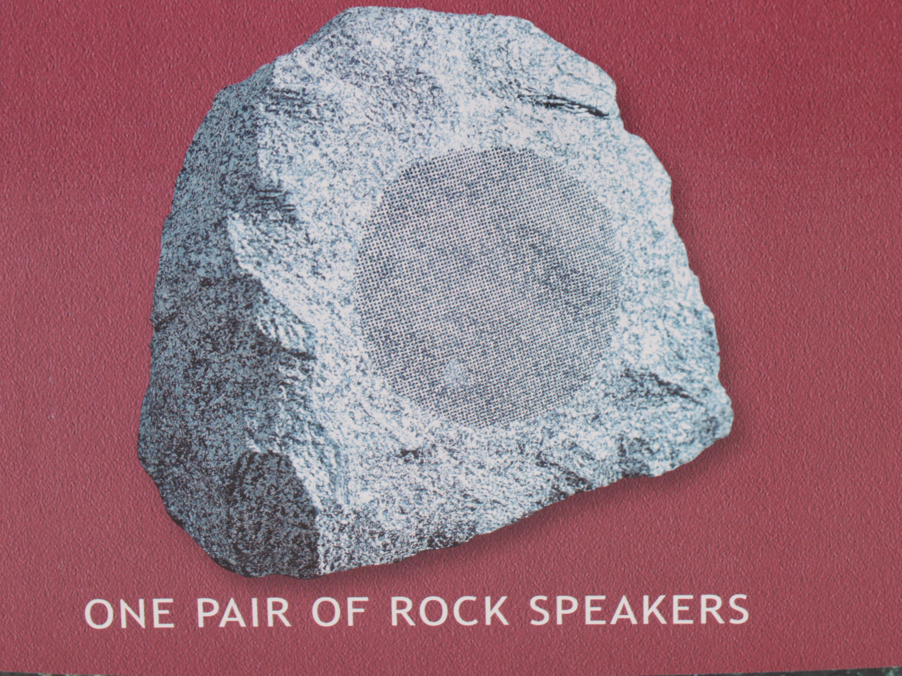 HiFi Works Indoor/Outdoor Speaker Set and Rock Speakers