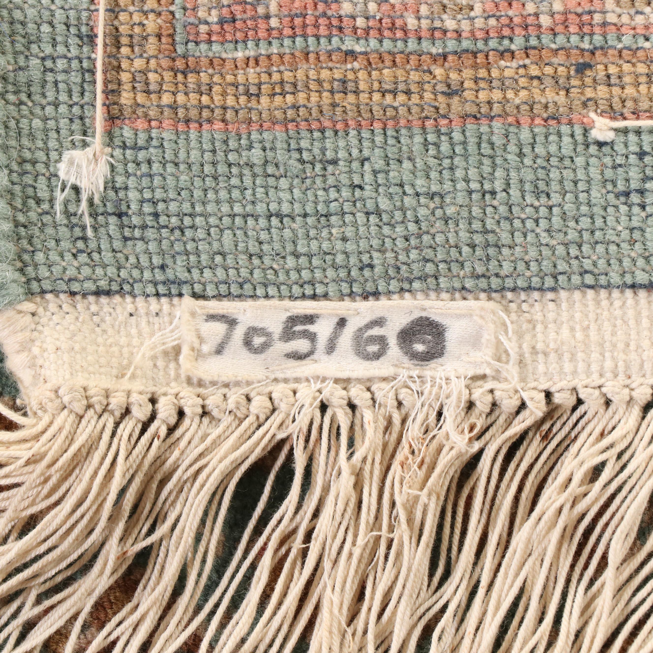 4'1 x 6'6 Hand-Knotted Pande Cameron of New York Indian Nizam Area Rug